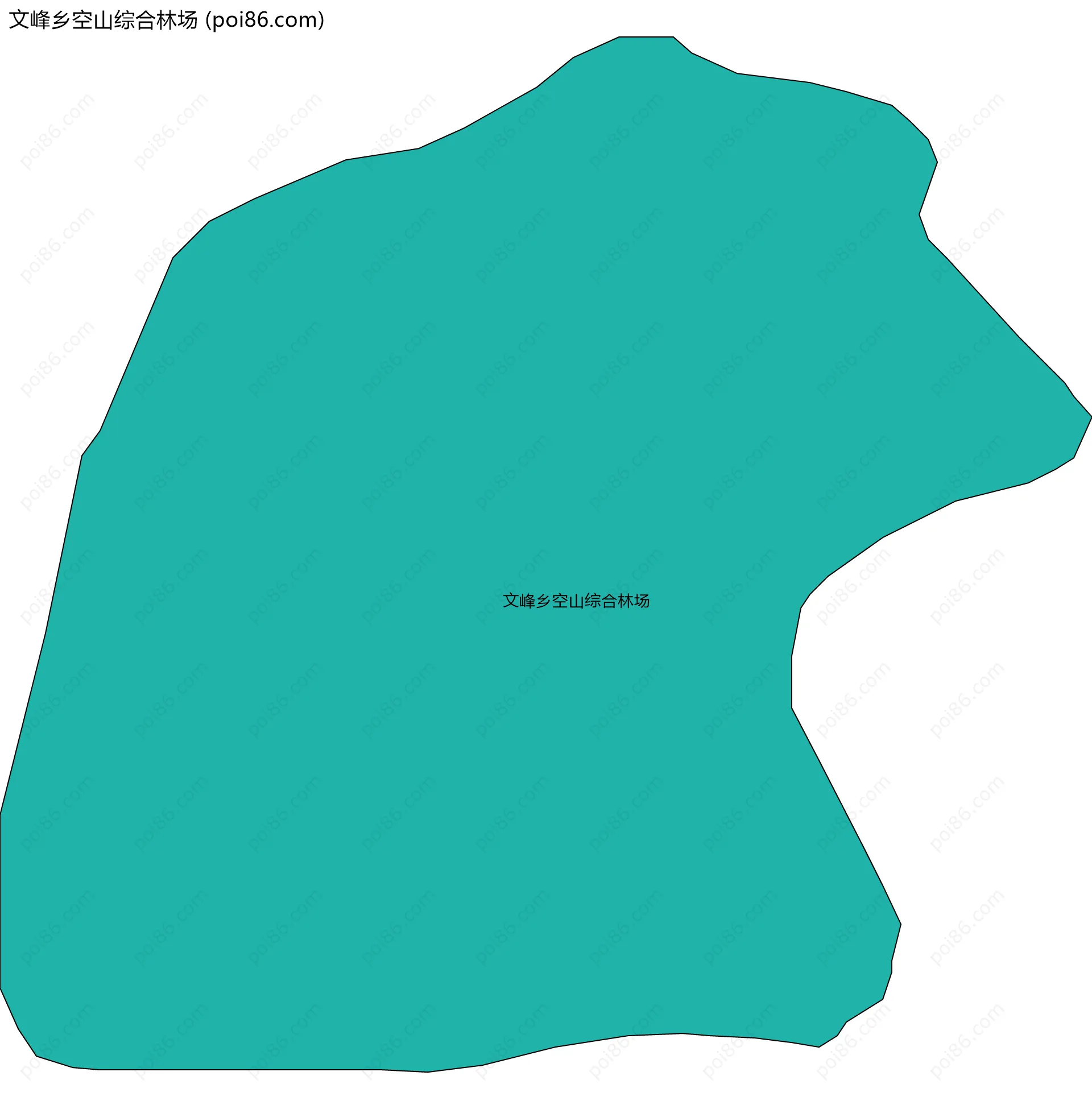 文峰乡空山综合林场边界地图