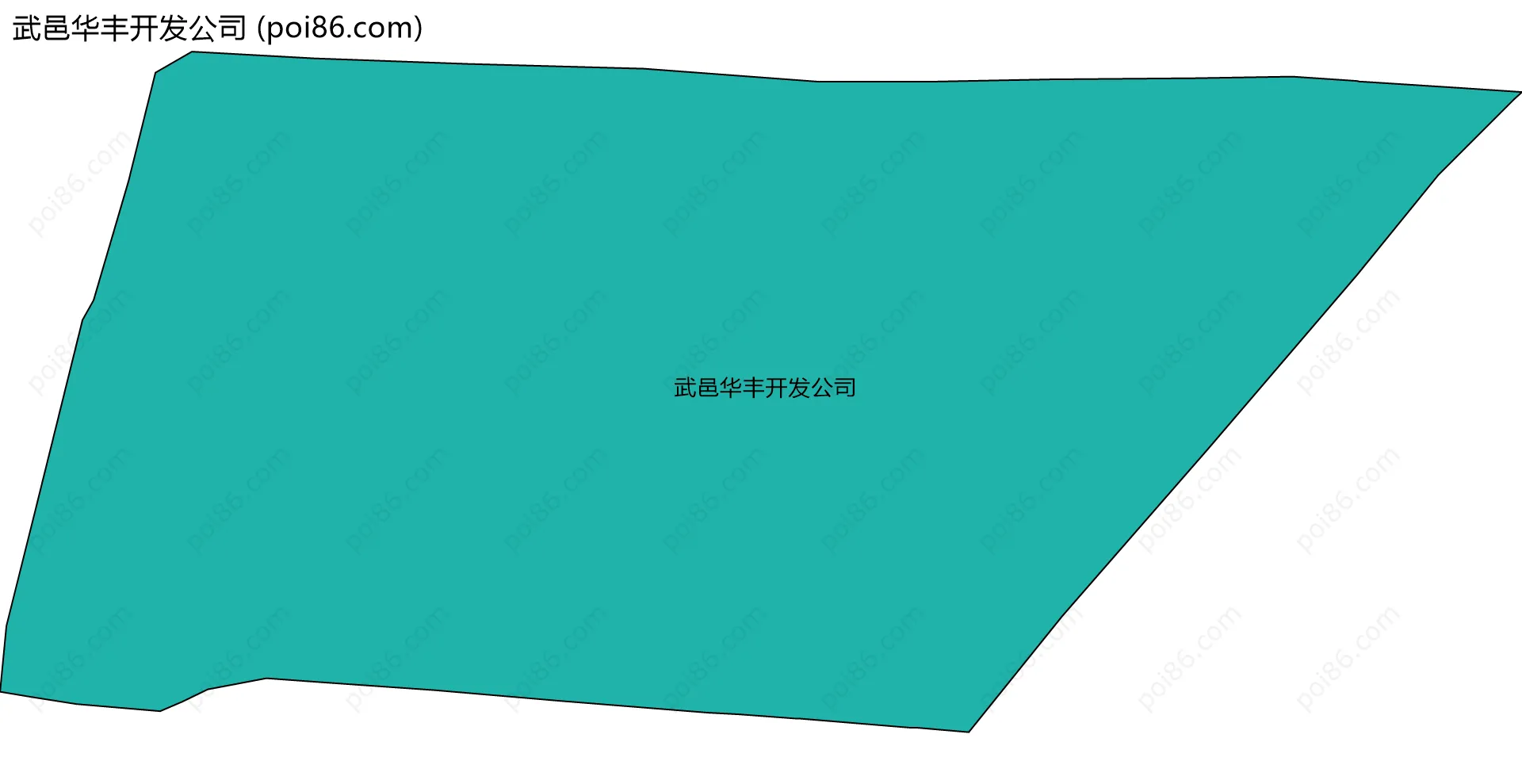 武邑华丰开发公司边界地图