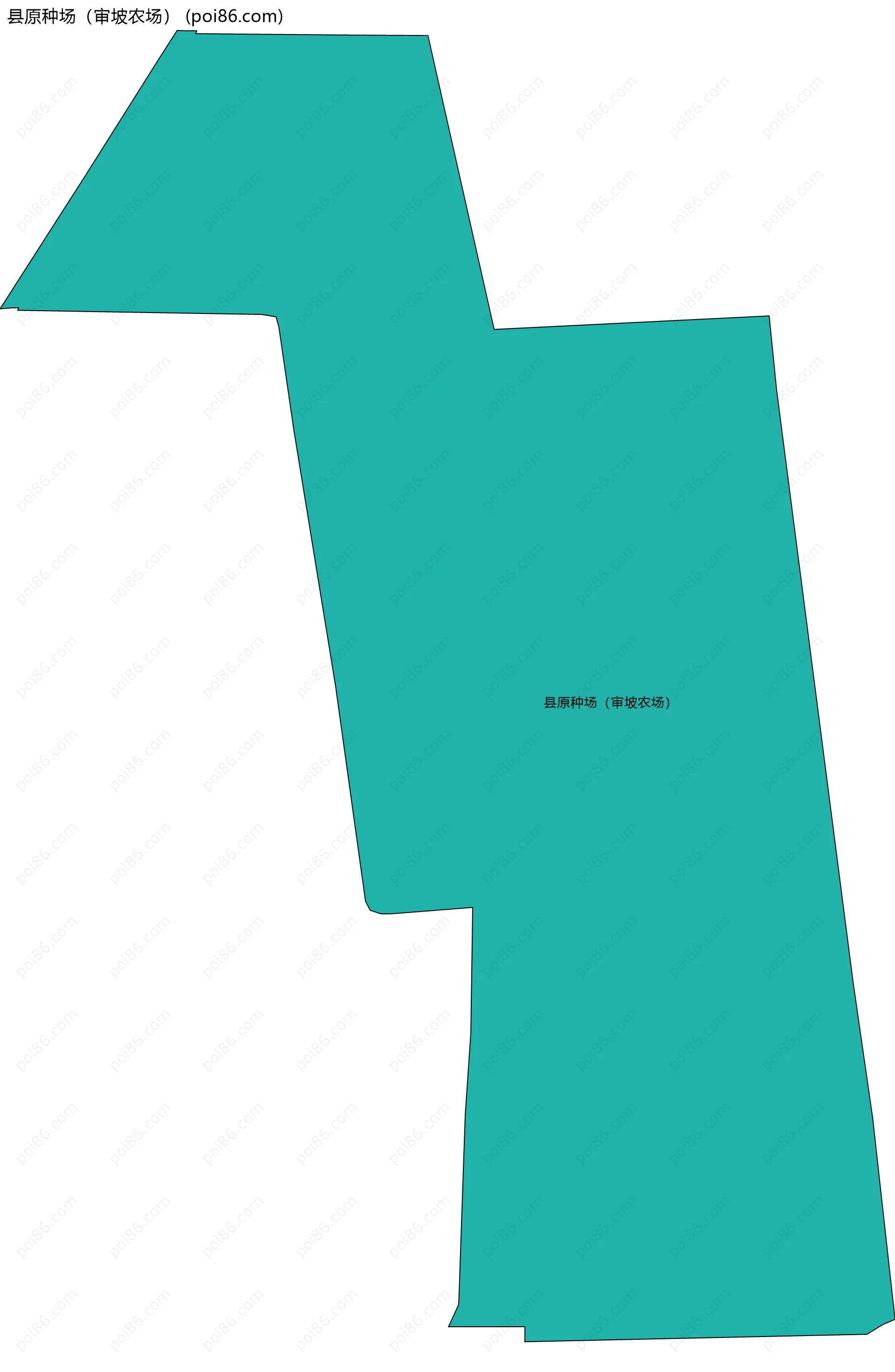 县原种场（审坡农场）边界地图