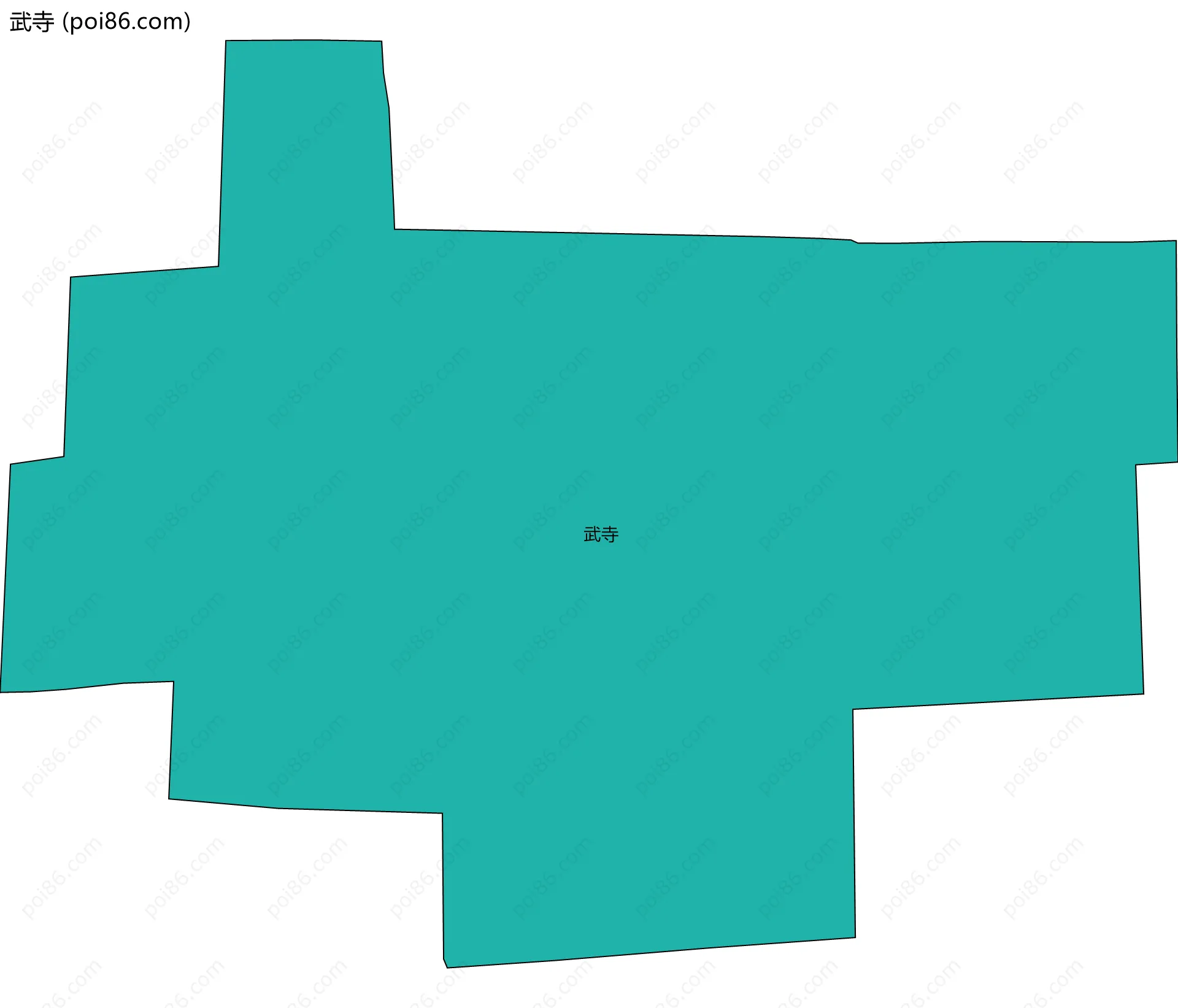 武寺边界地图