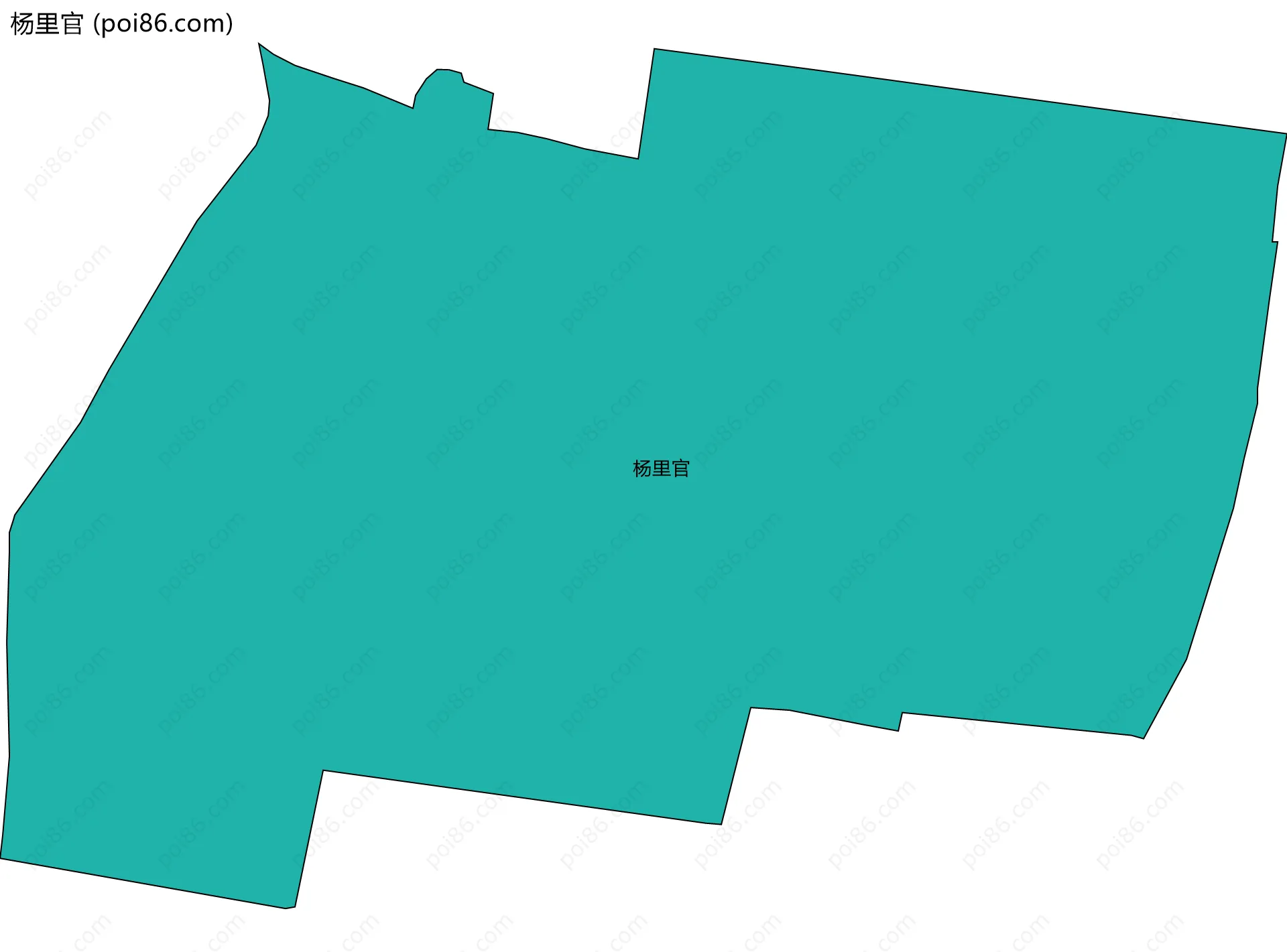 杨里官边界地图