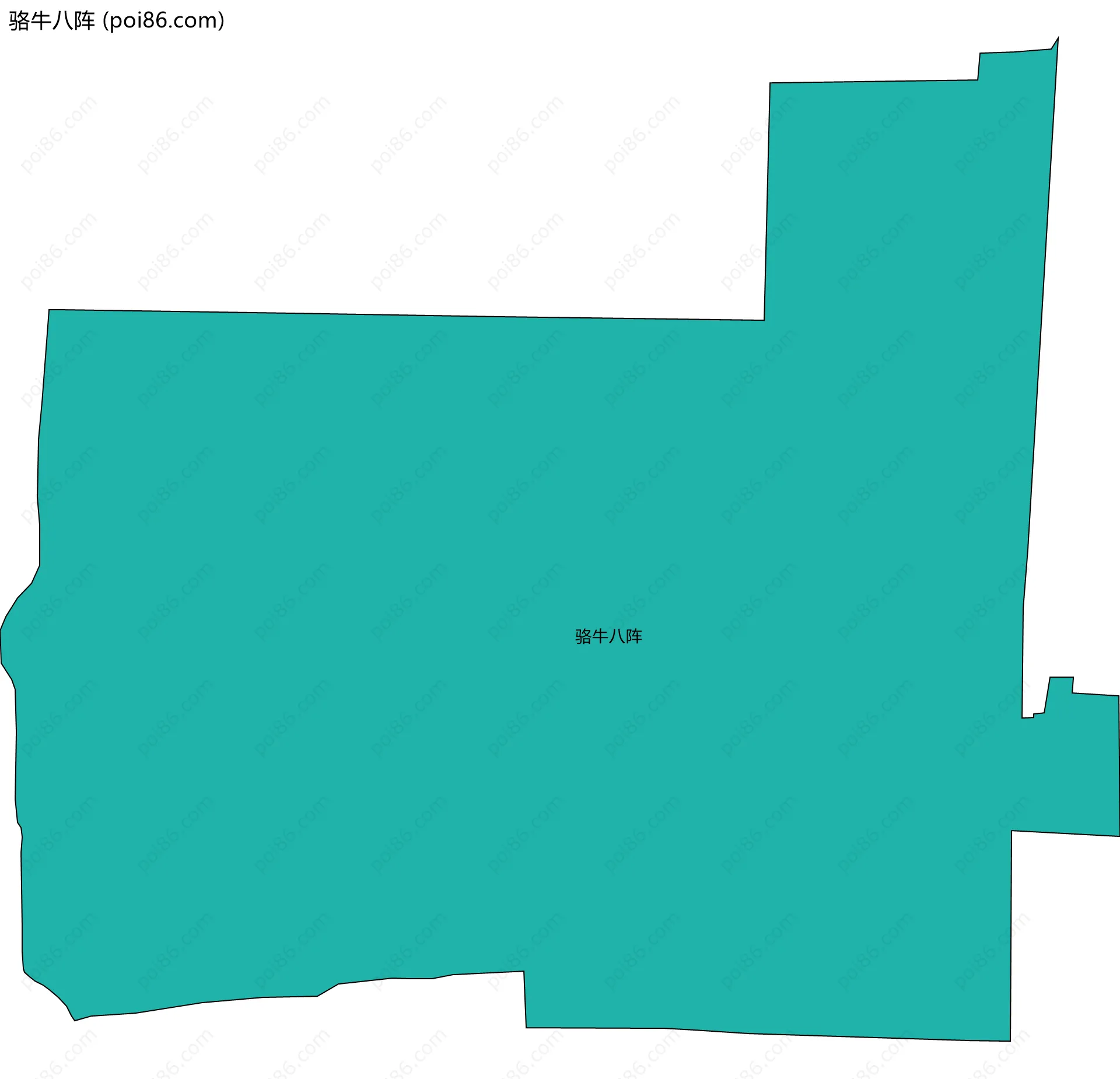 骆牛八阵边界地图