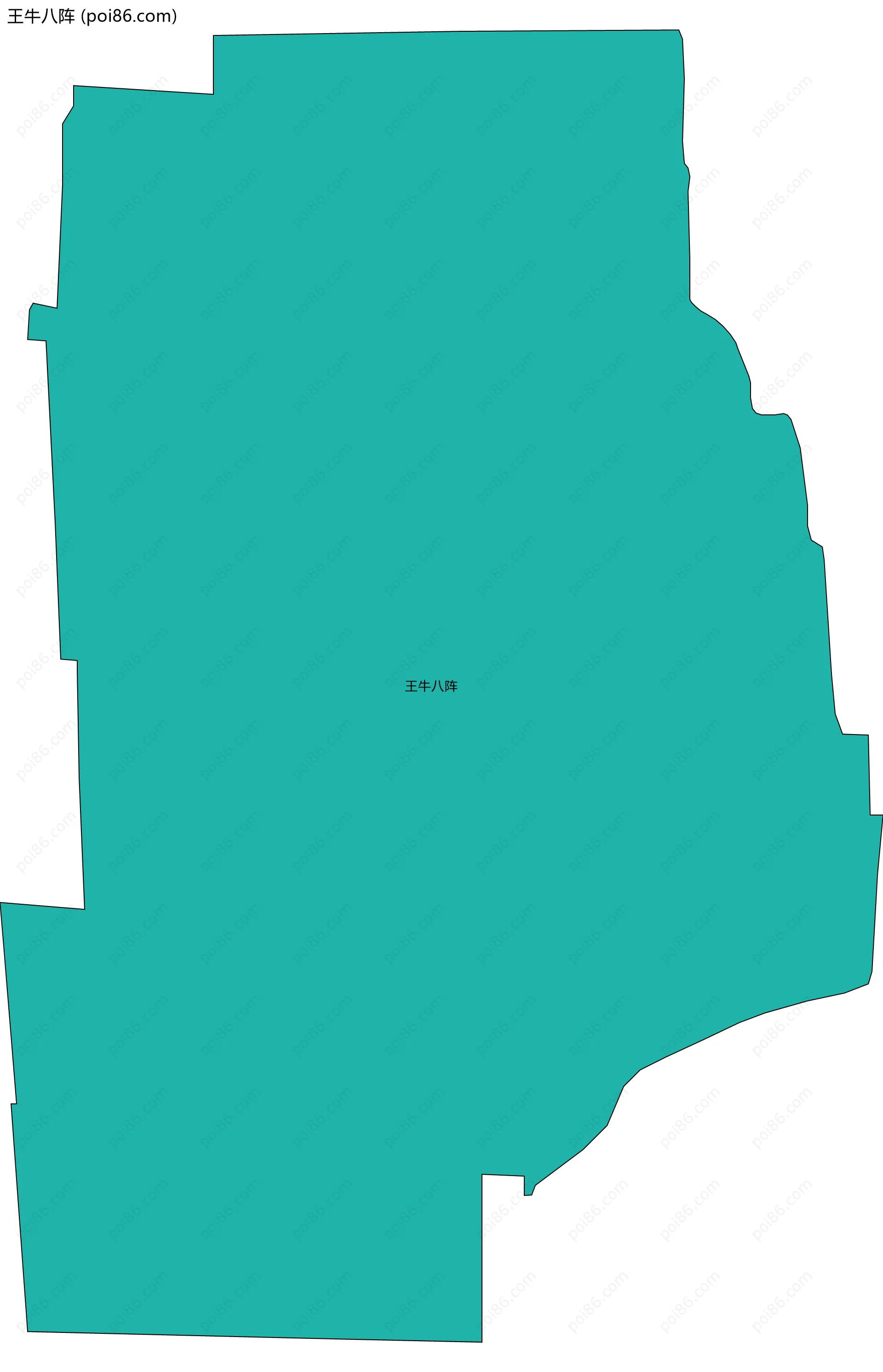 王牛八阵边界地图