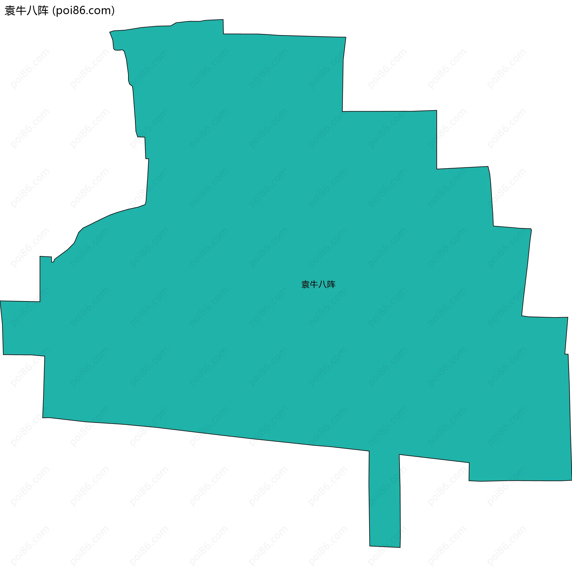 袁牛八阵边界地图