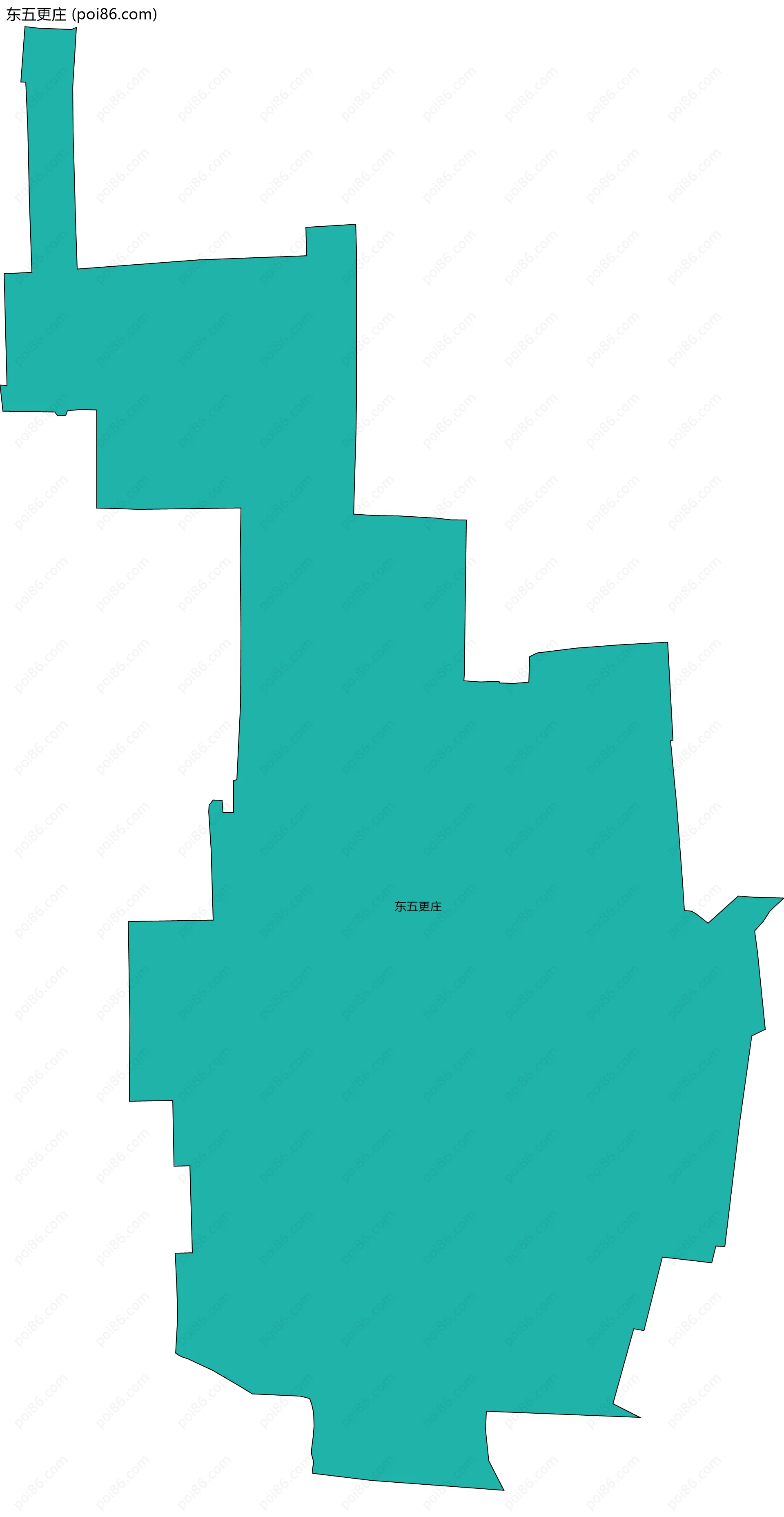 东五更庄边界地图