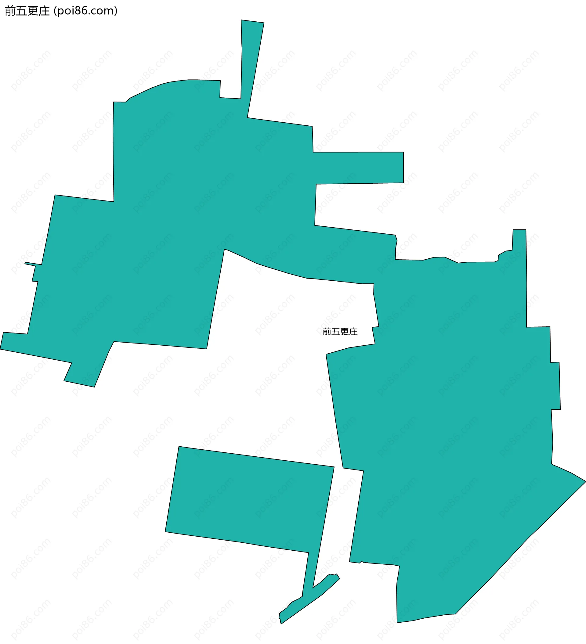 前五更庄边界地图