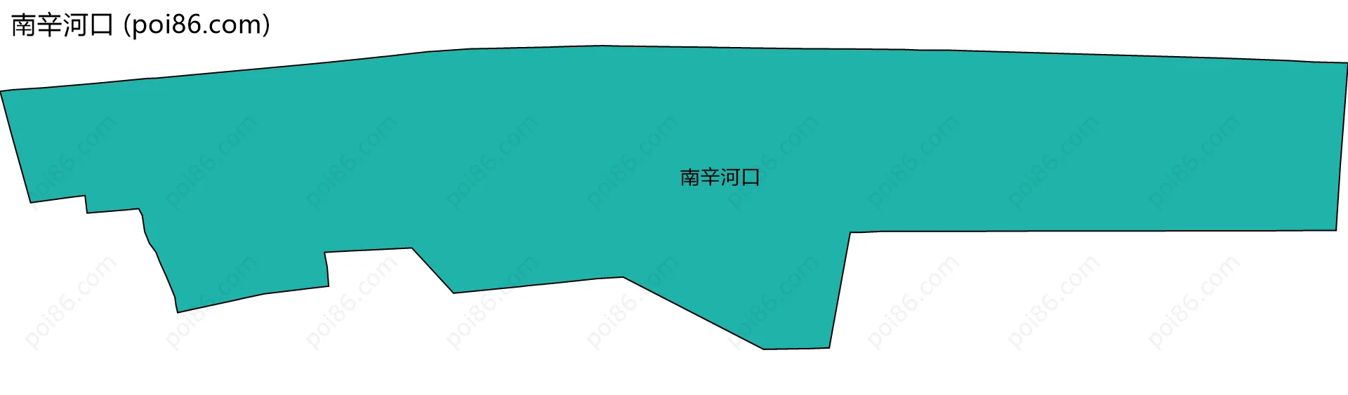 南辛河口边界地图