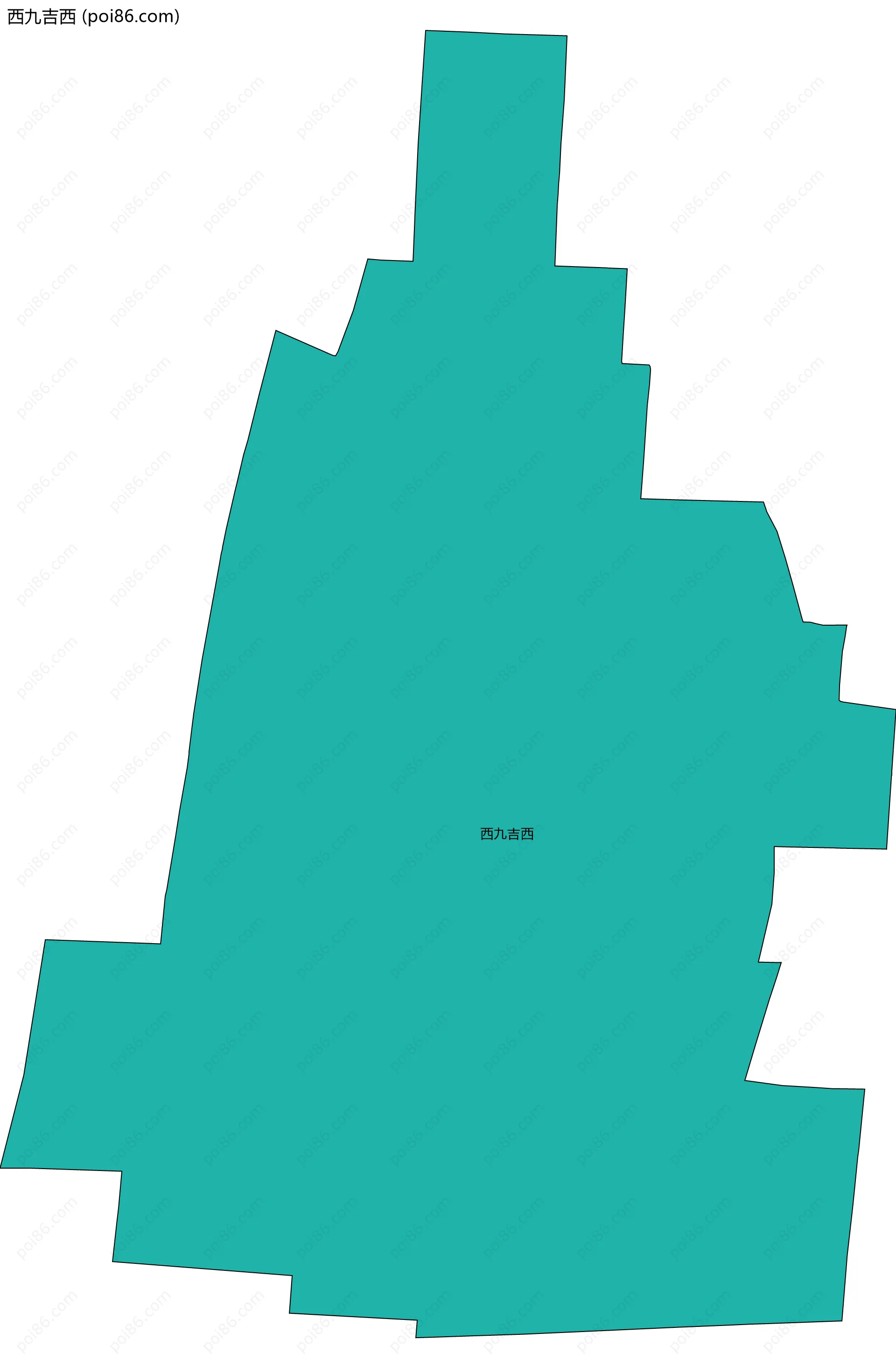 西九吉西边界地图