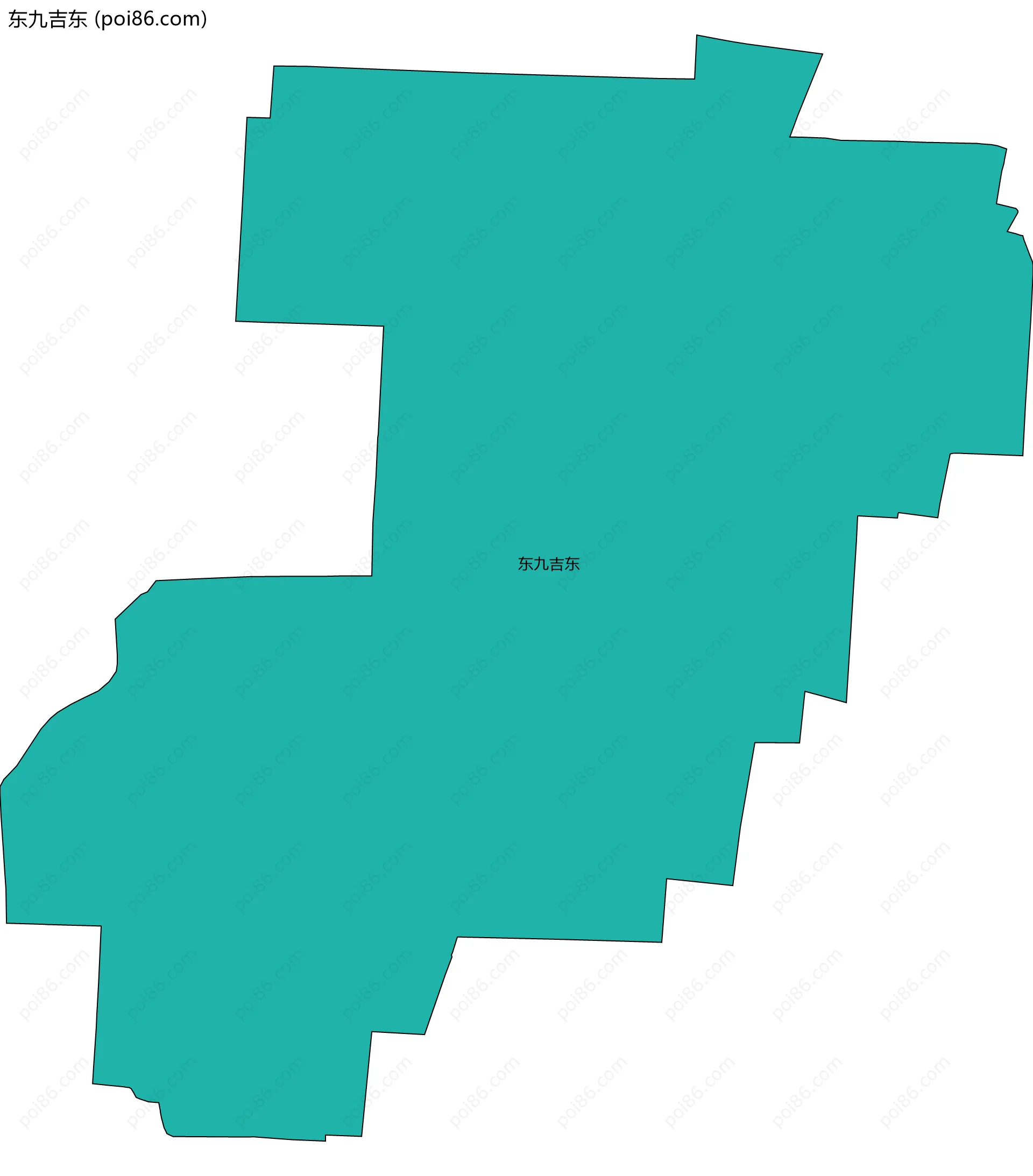 东九吉东边界地图