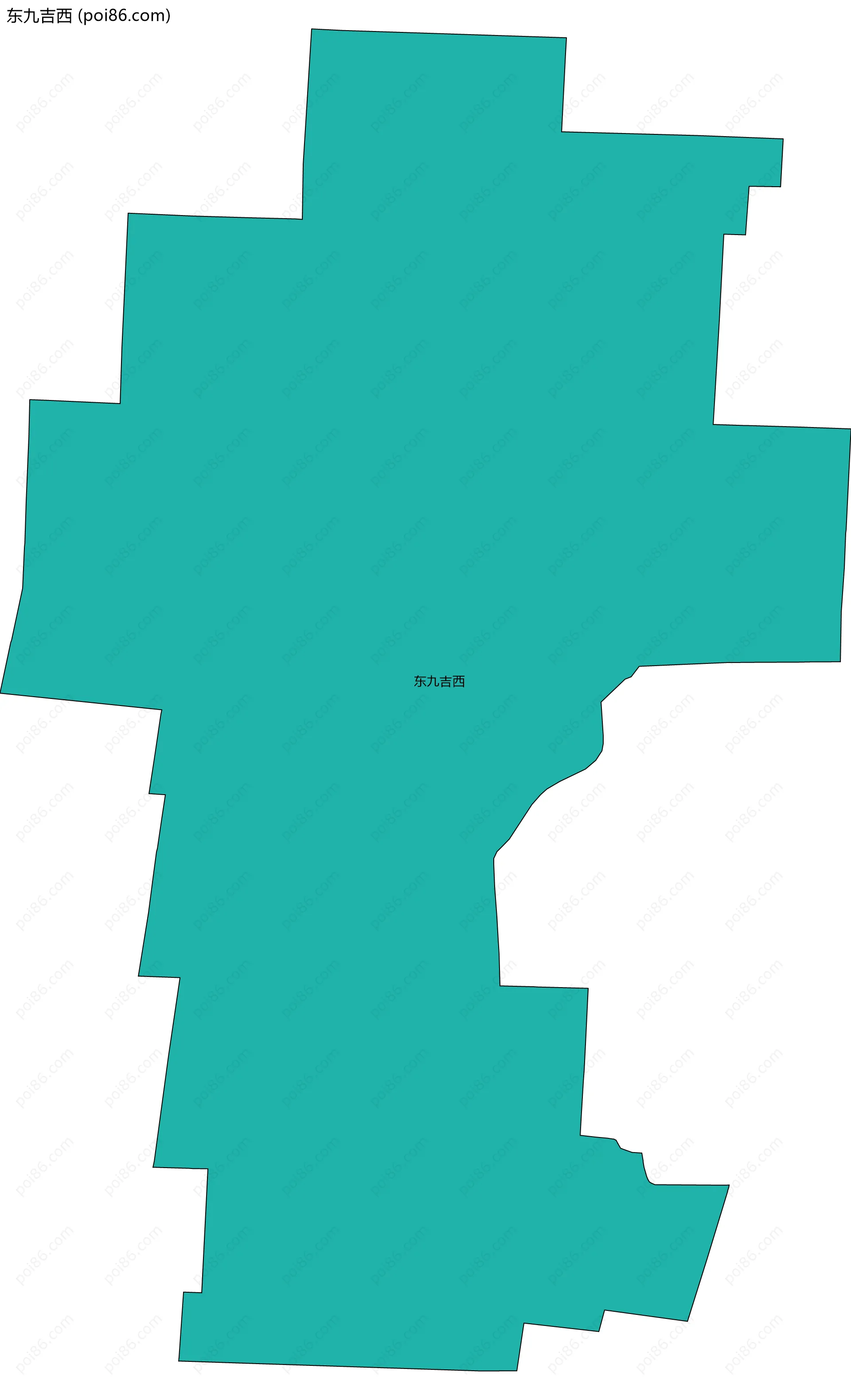 东九吉西边界地图