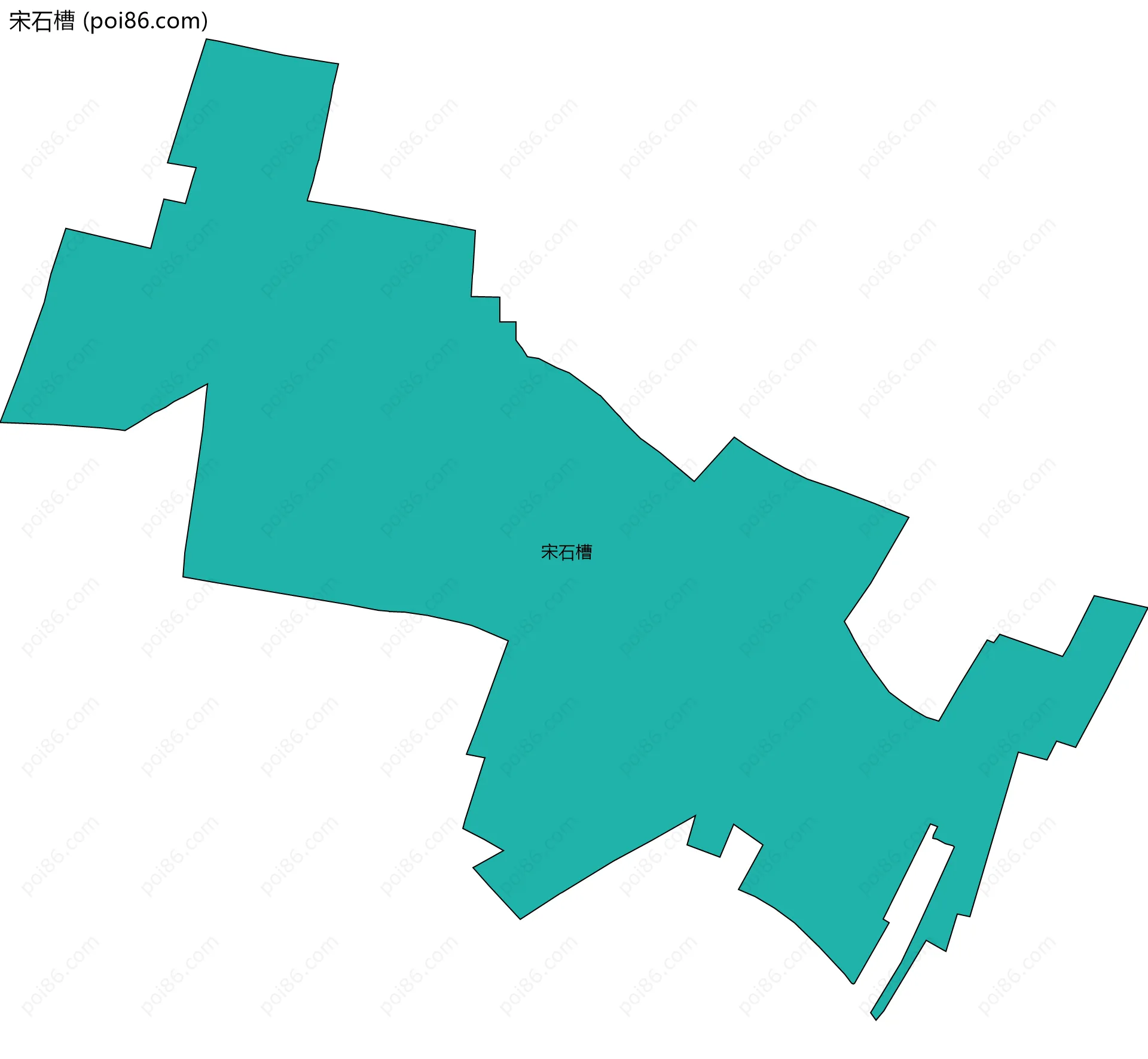 宋石槽边界地图