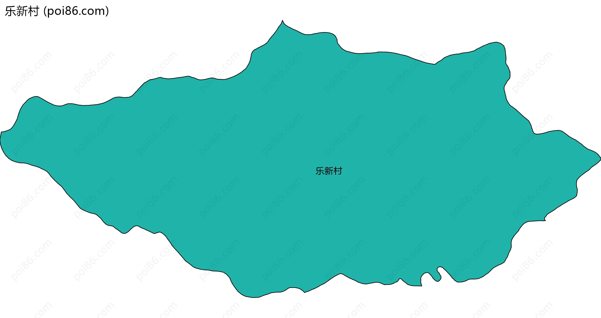 乐新村边界地图