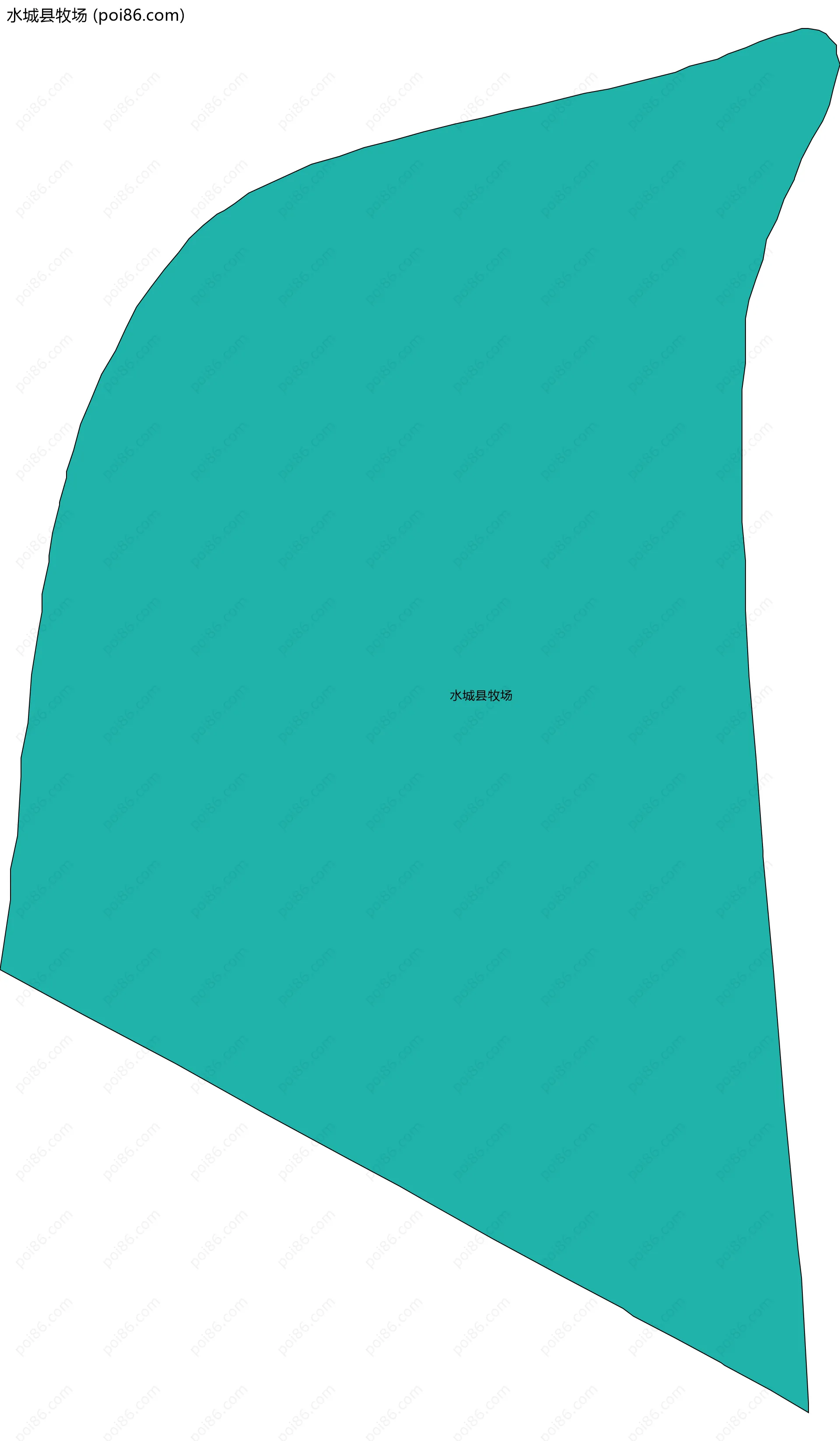 水城县牧场边界地图