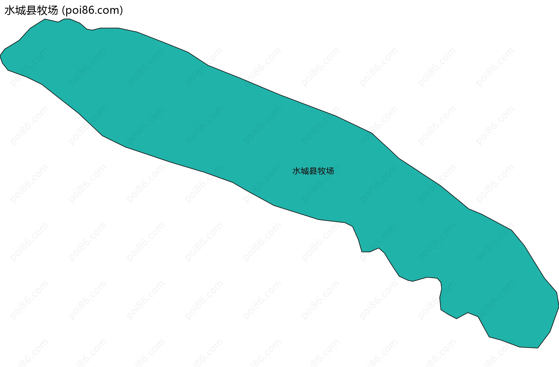 水城县牧场边界地图