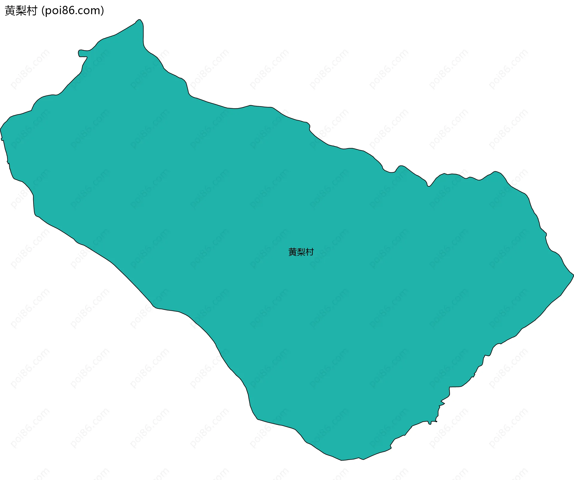 黄梨村边界地图