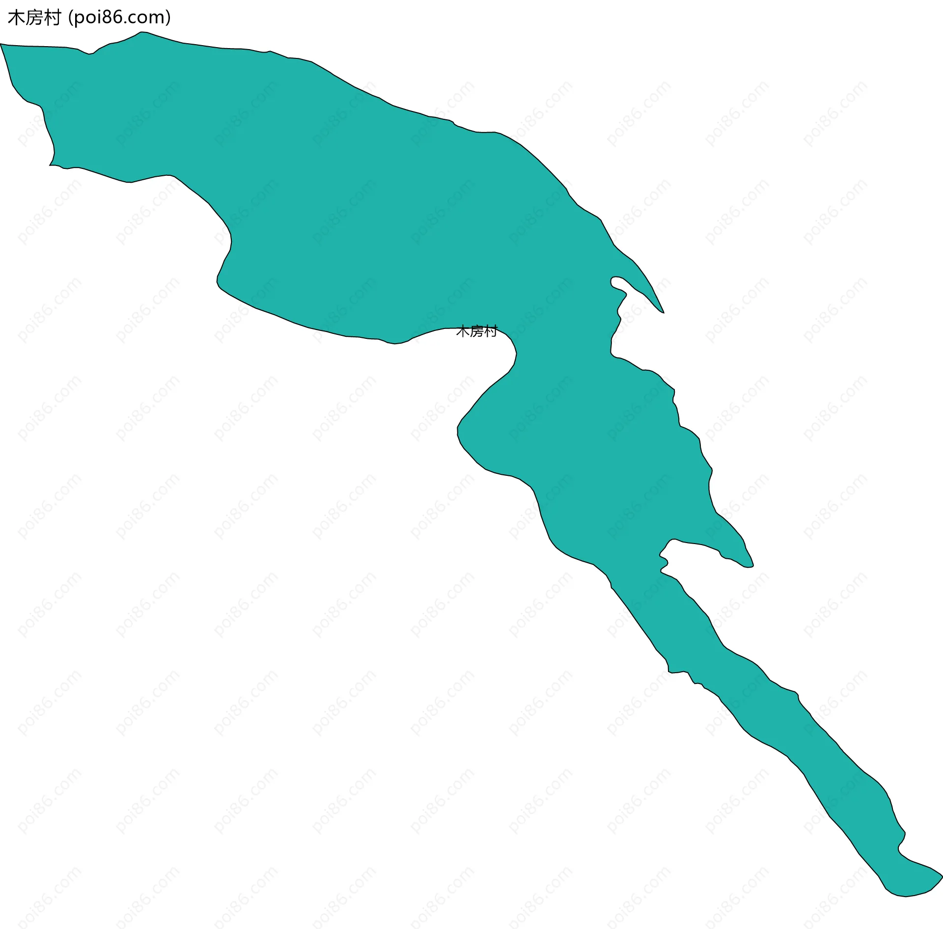 木房村边界地图