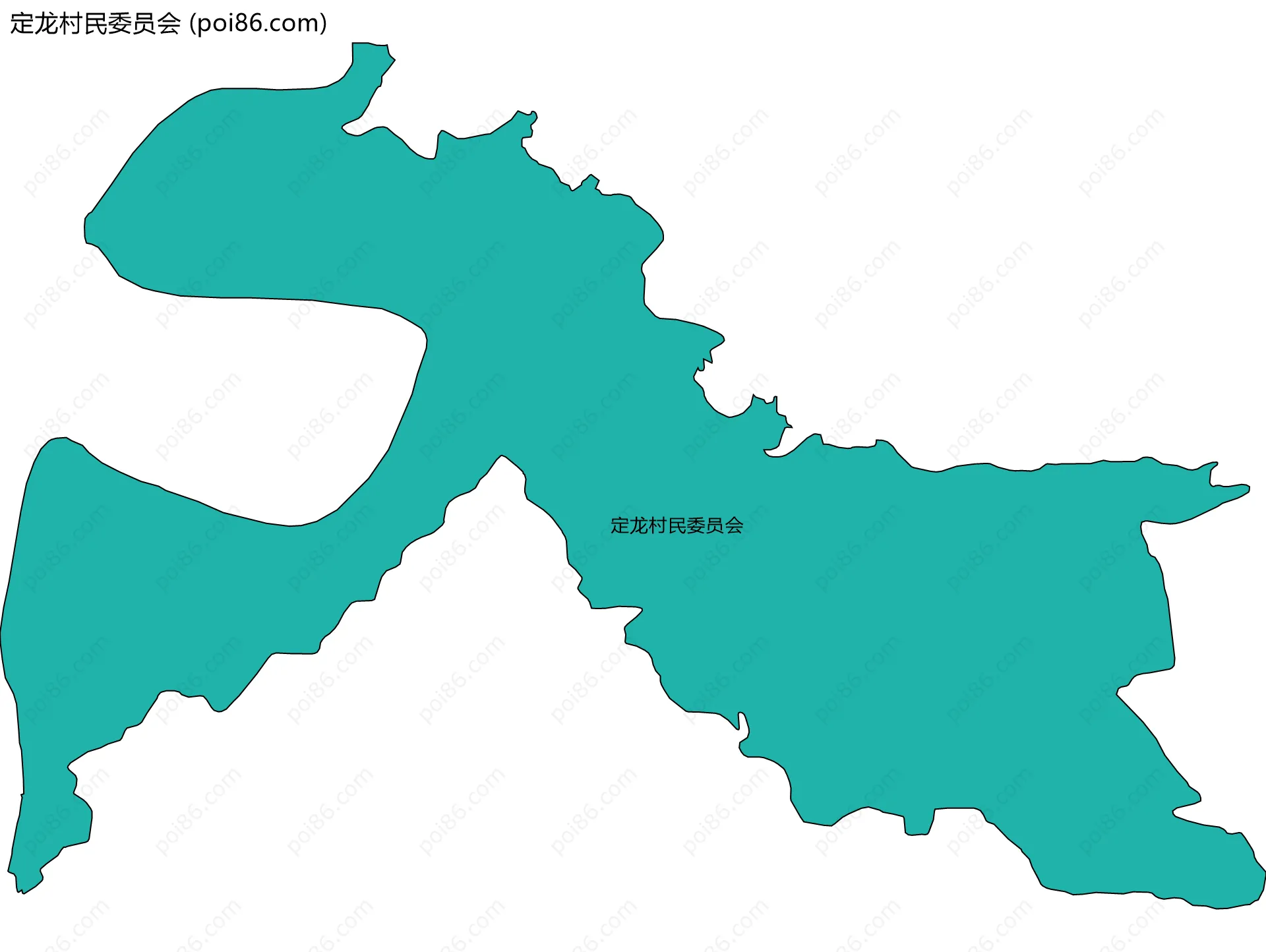 定龙村民委员会边界地图