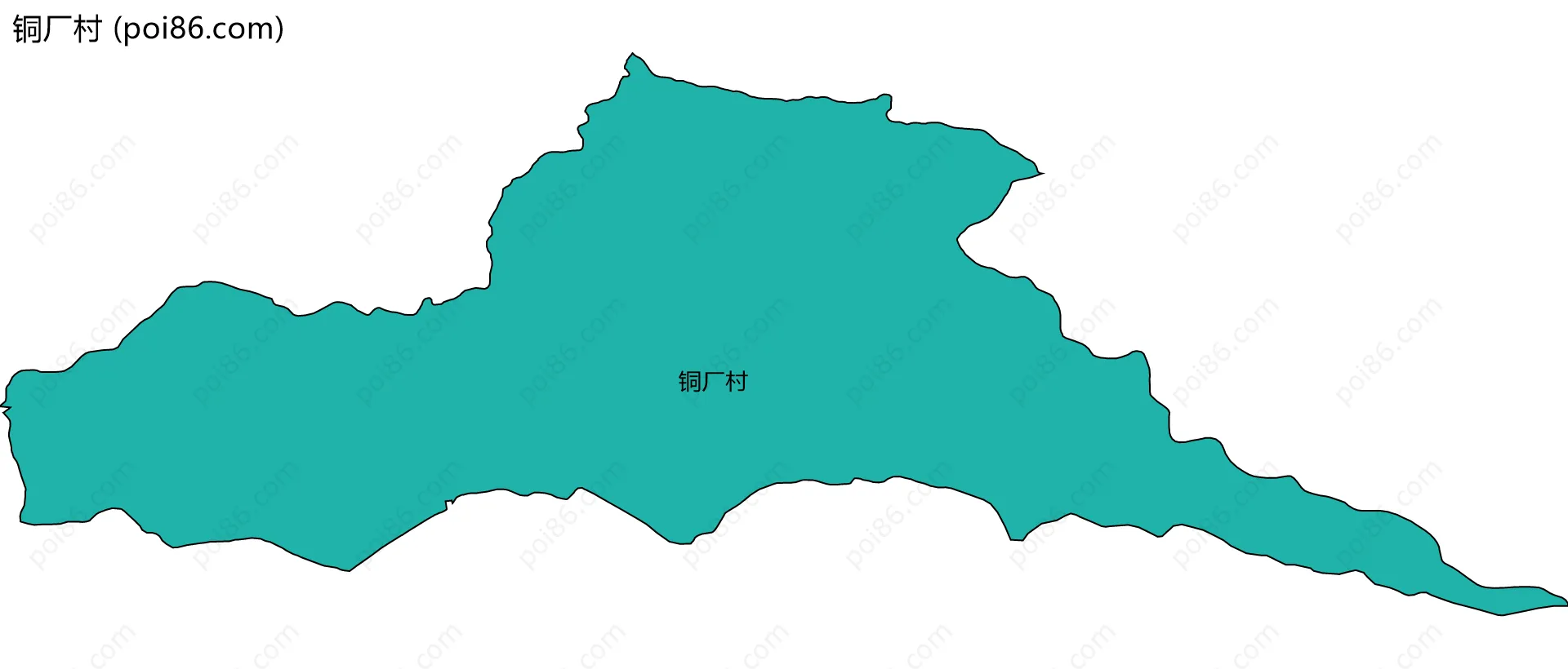 铜厂村边界地图