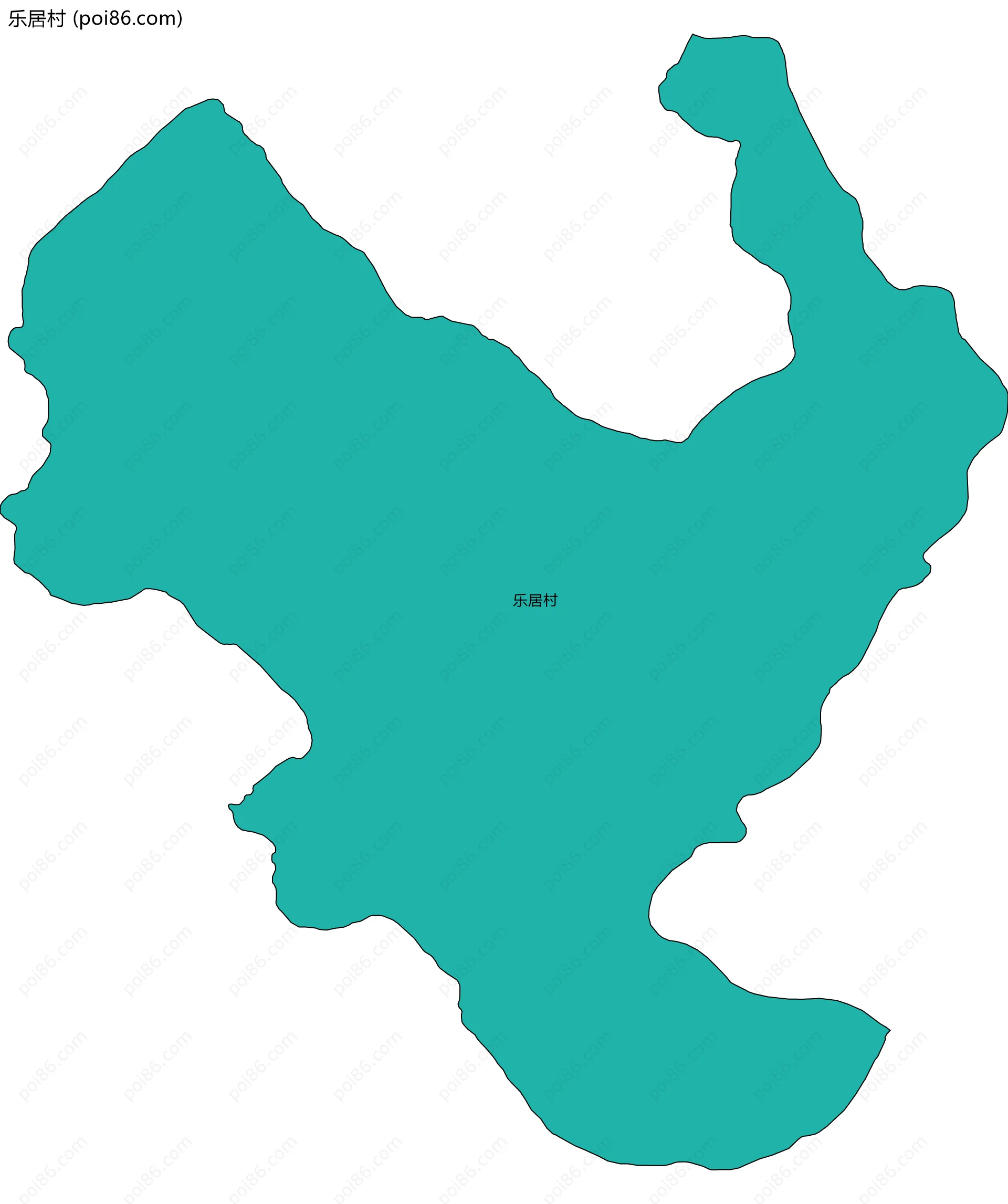 乐居村边界地图
