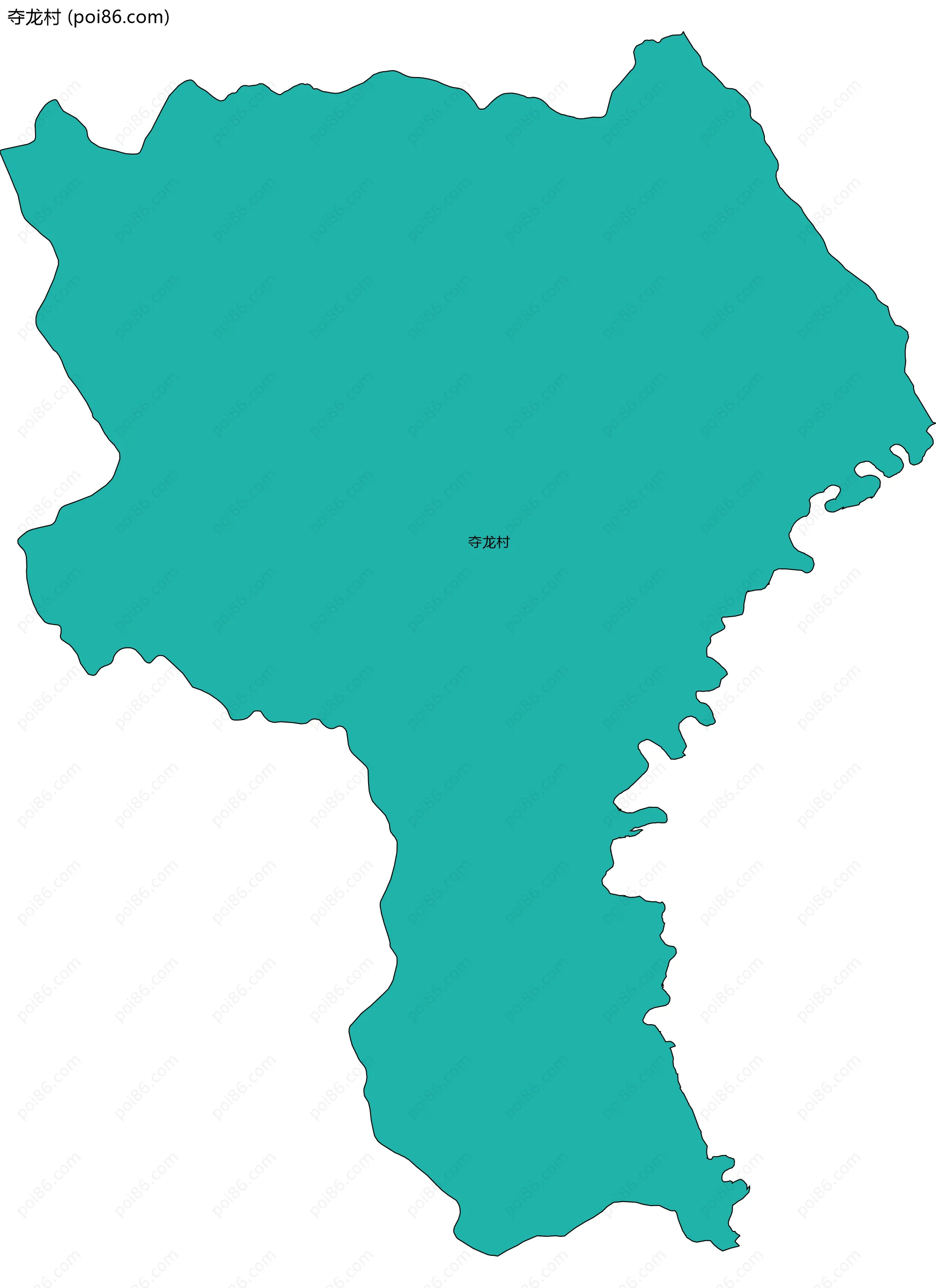 夺龙村边界地图
