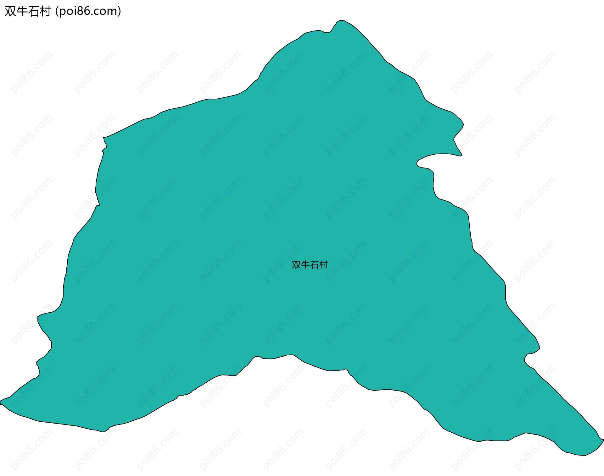 双牛石村边界地图