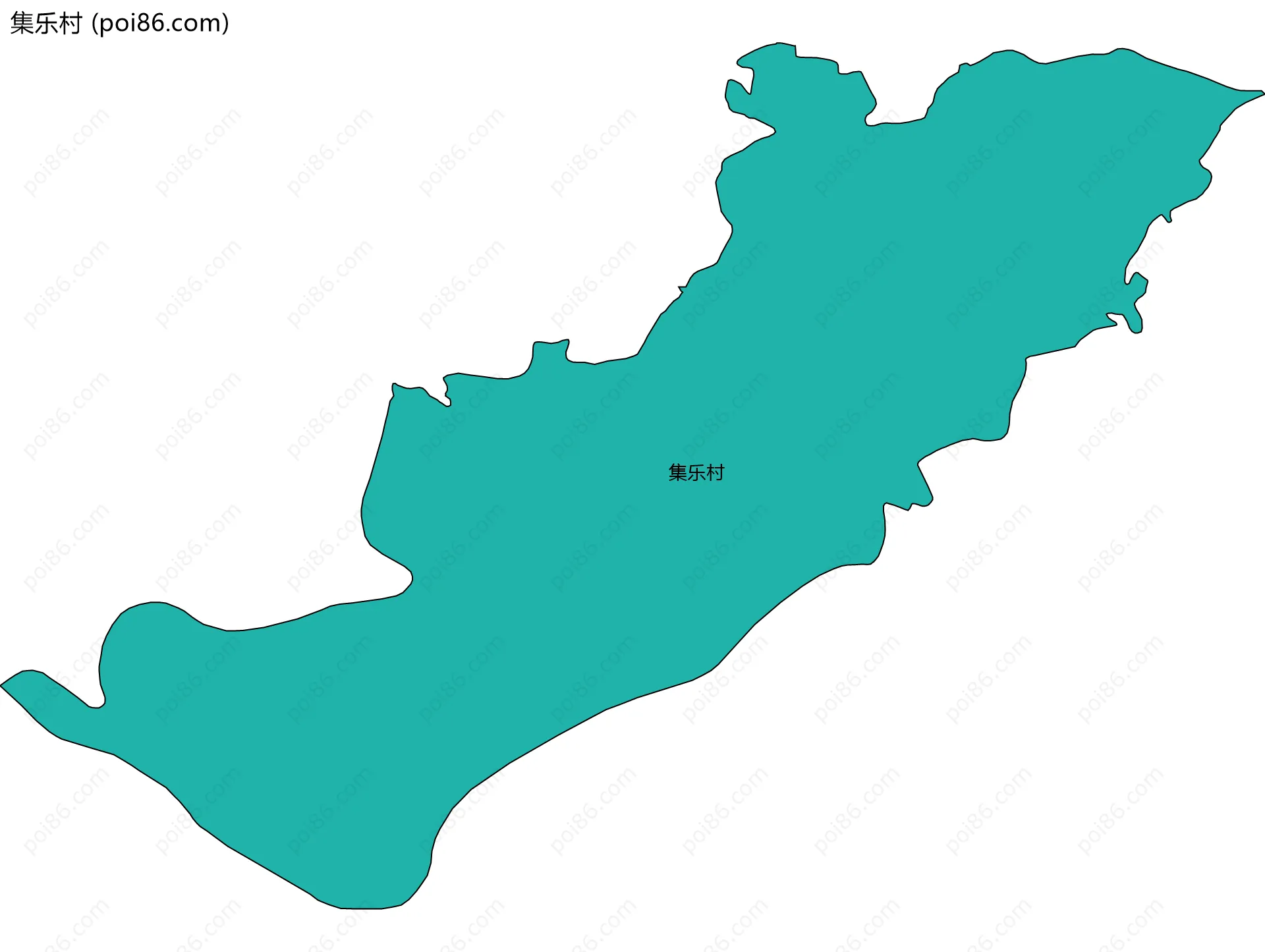 集乐村边界地图