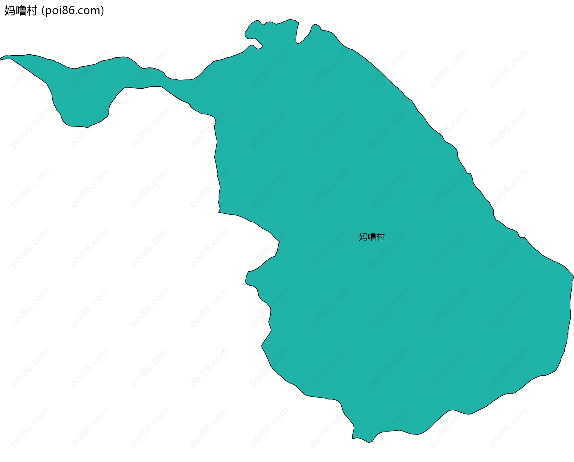 妈噜村边界地图