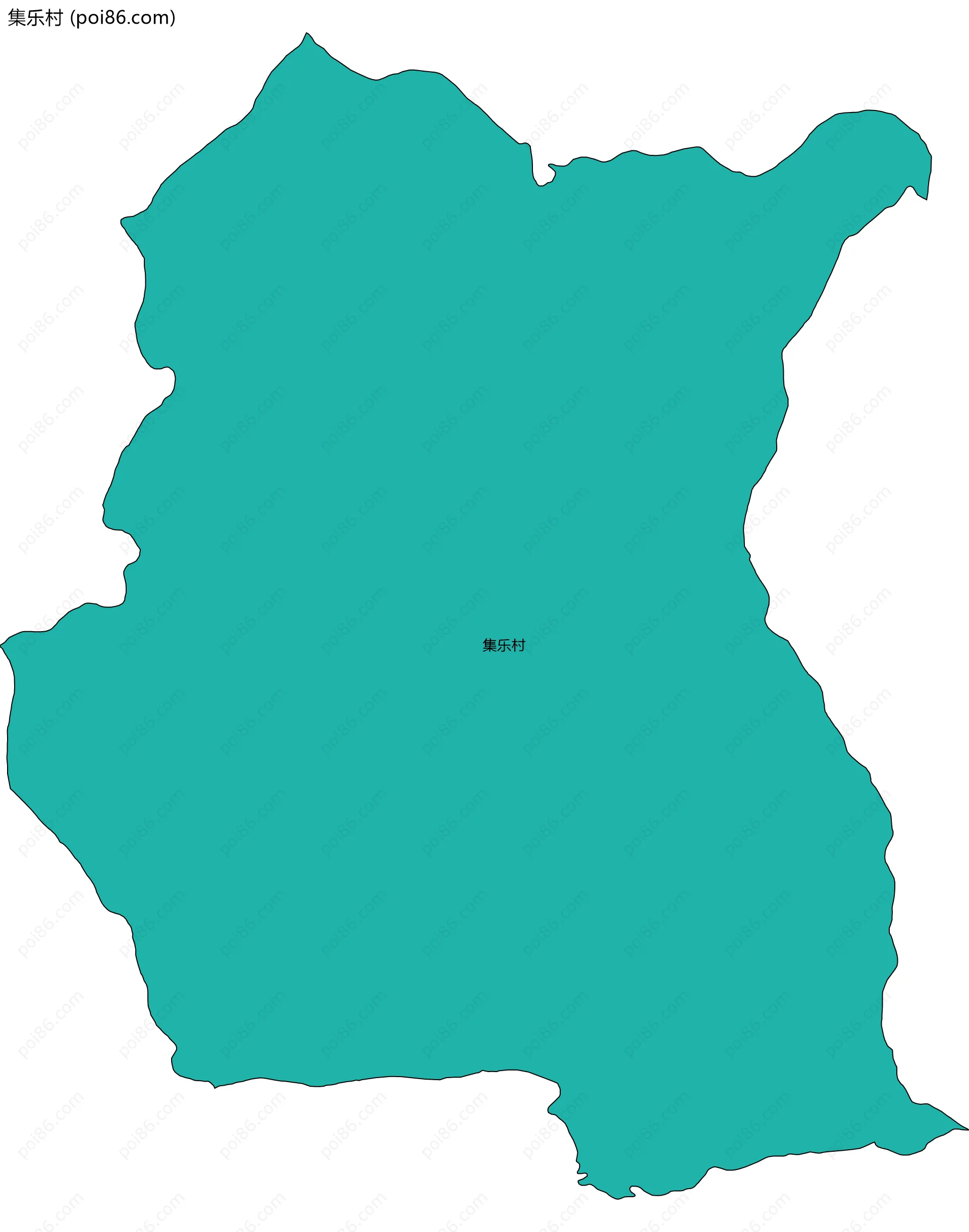 集乐村边界地图