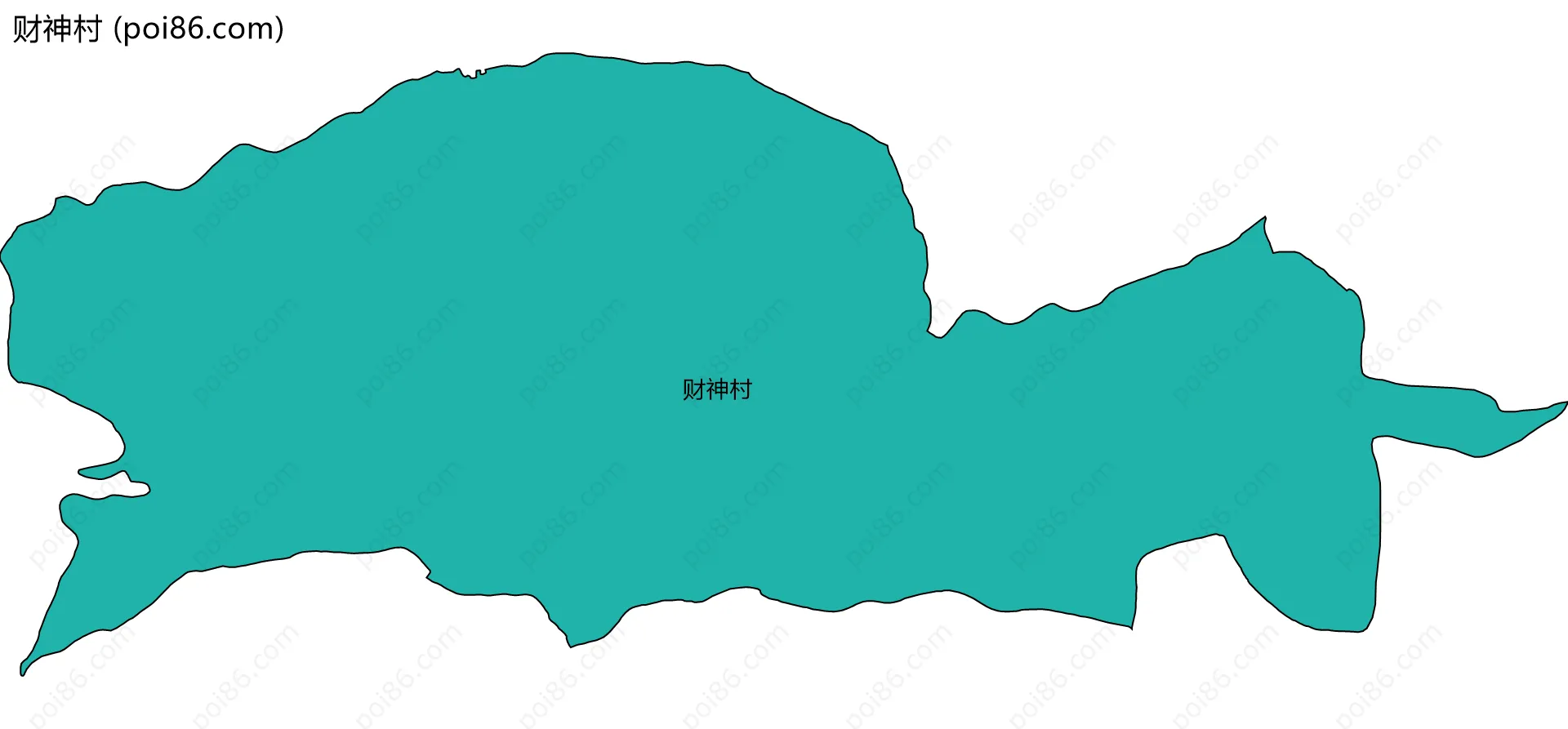 财神村边界地图