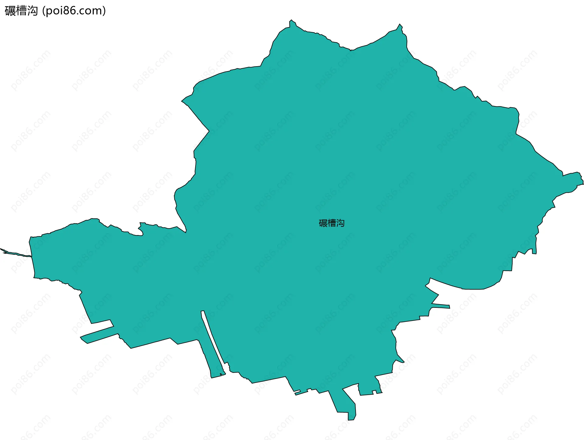 碾槽沟边界地图