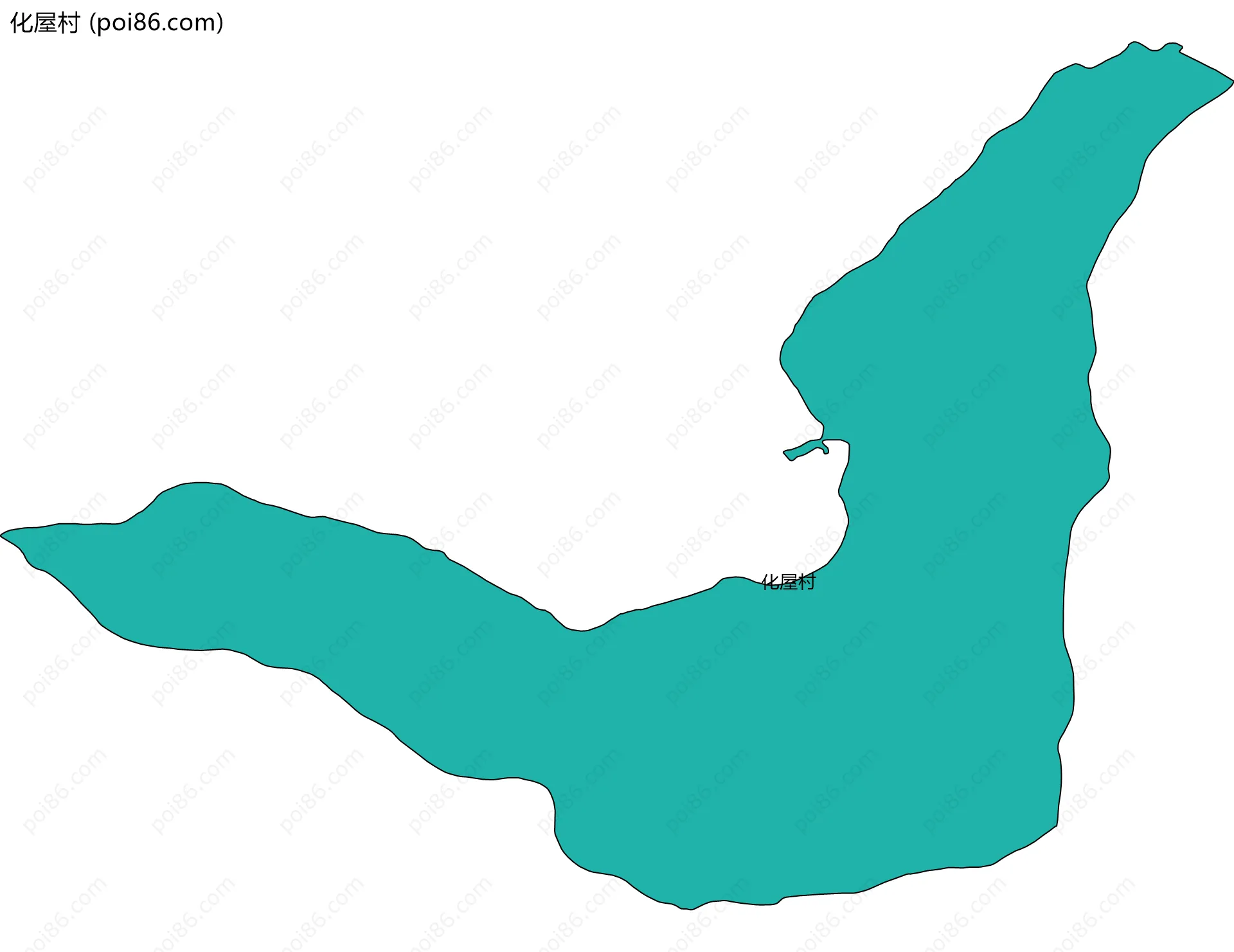 化屋村边界地图