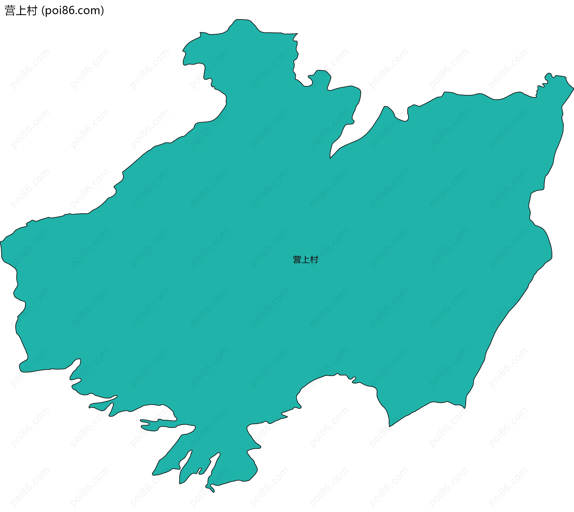 营上村边界地图