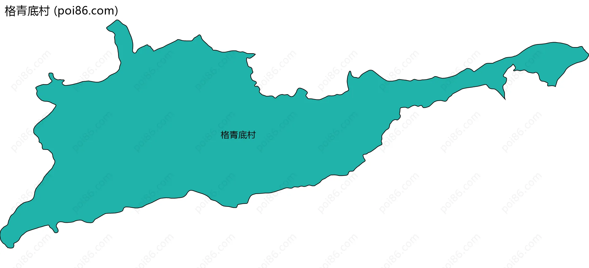 格青底村边界地图