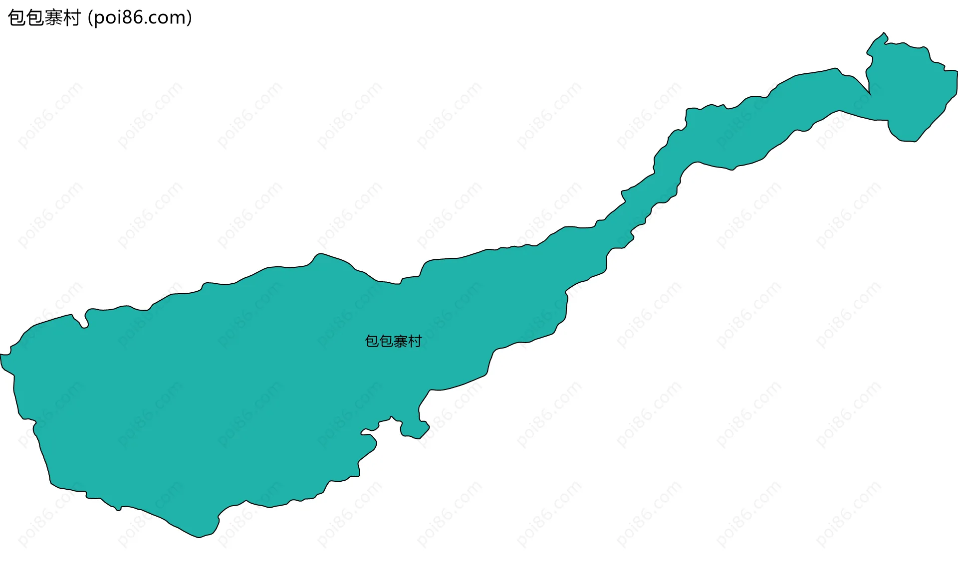 包包寨村边界地图