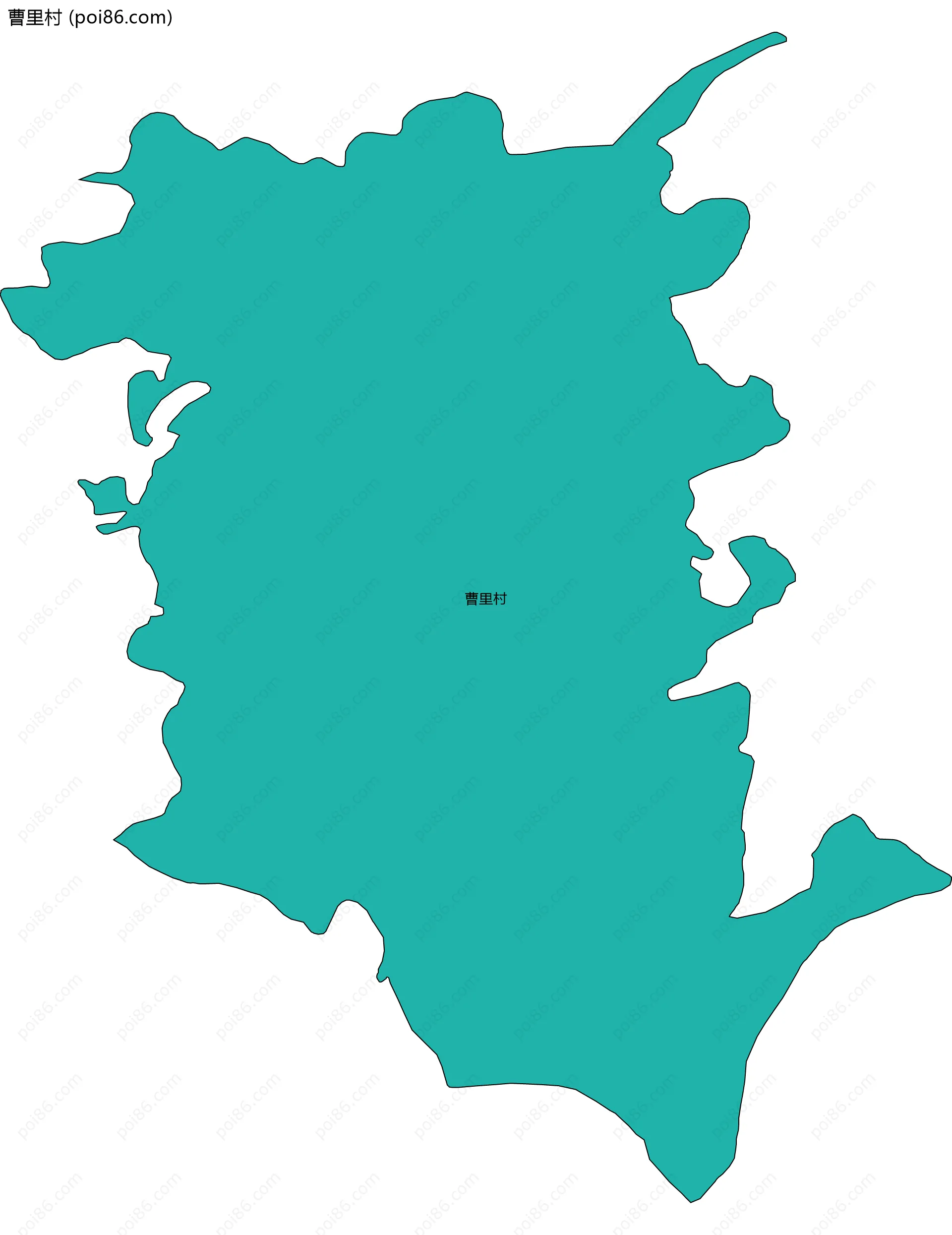 曹里村边界地图
