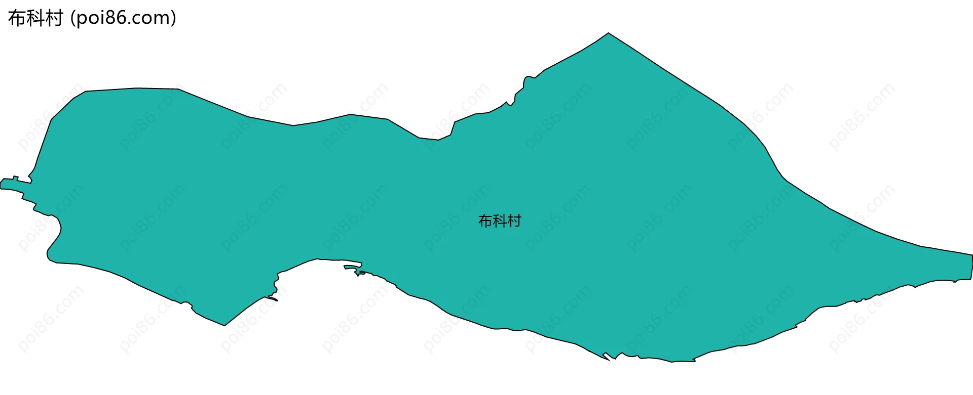布科村边界地图