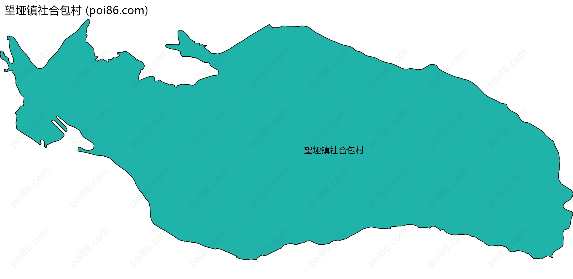 望垭镇社合包村边界地图