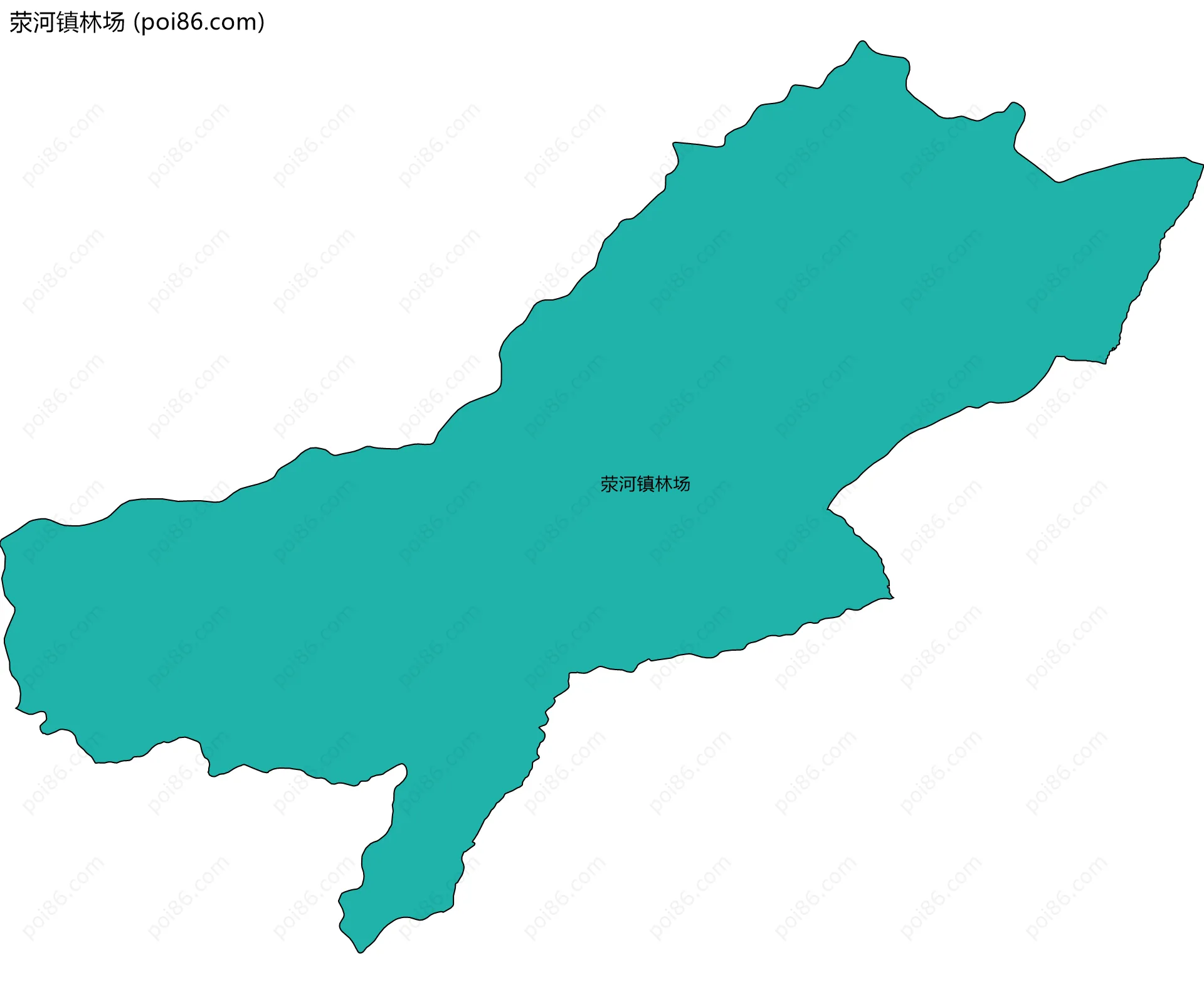 荥河镇林场边界地图