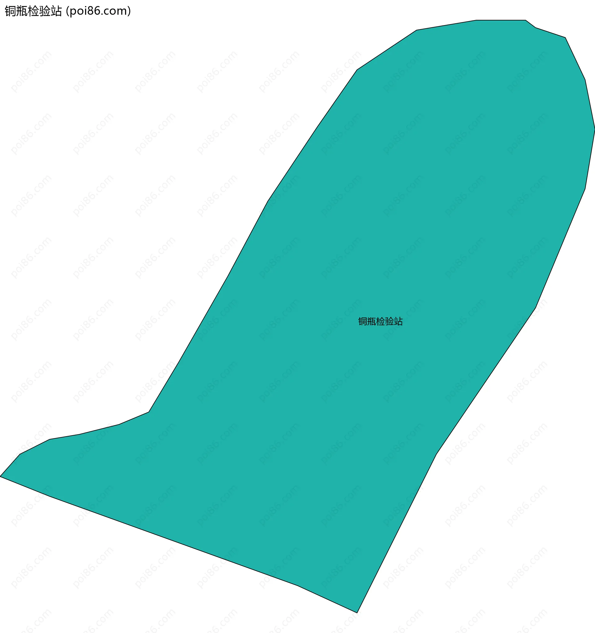 铜瓶检验站边界地图