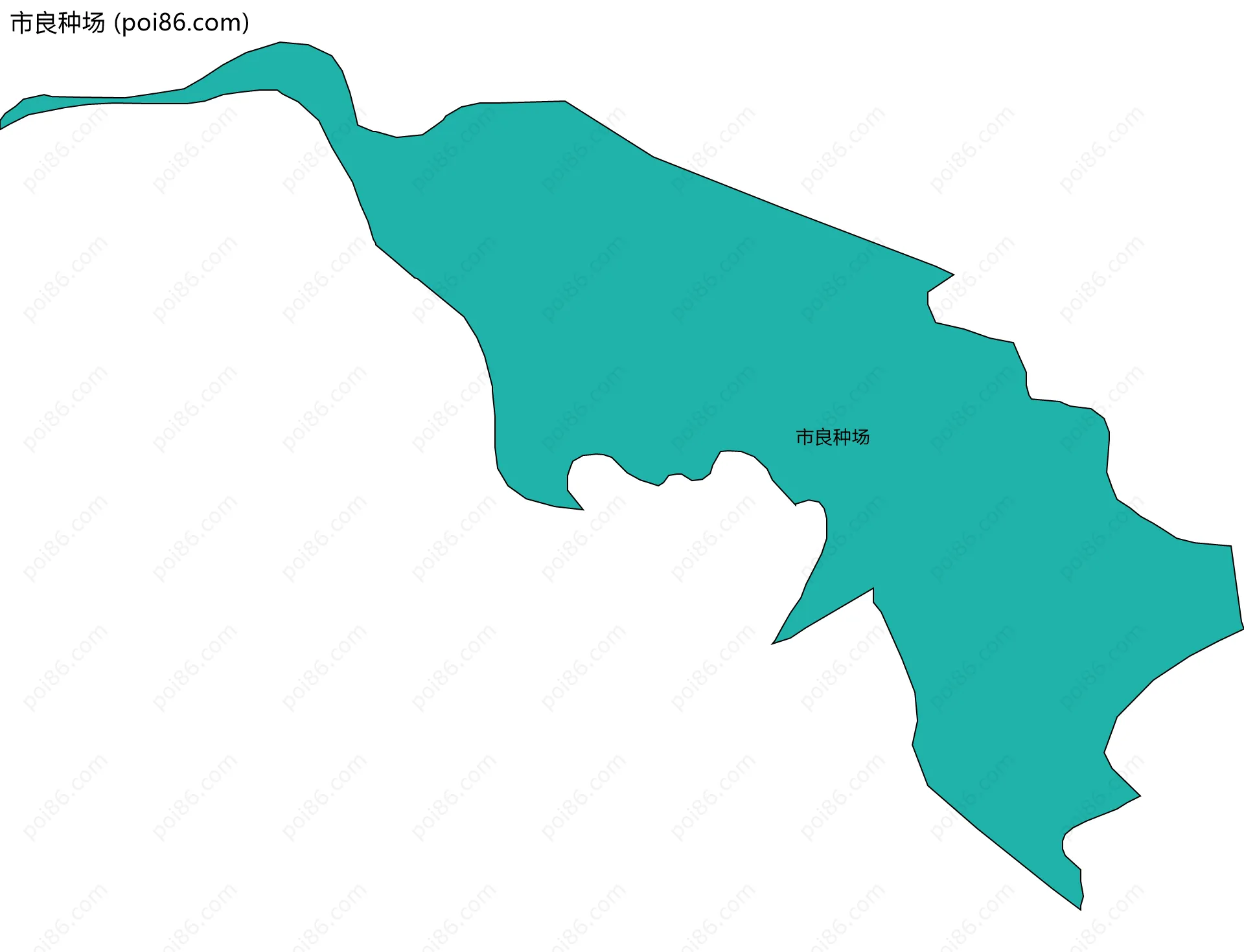 市良种场边界地图