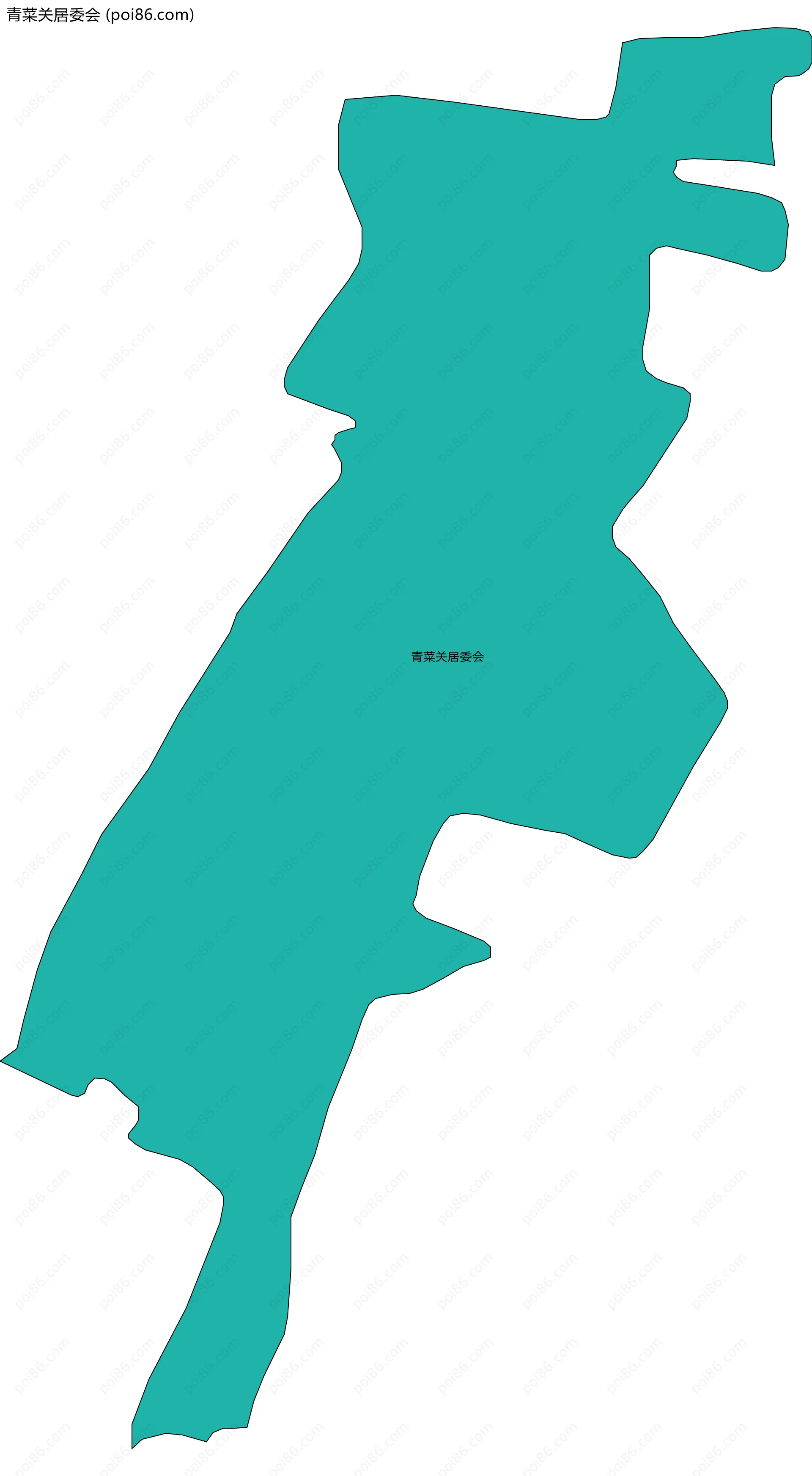 青菜关居委会边界地图