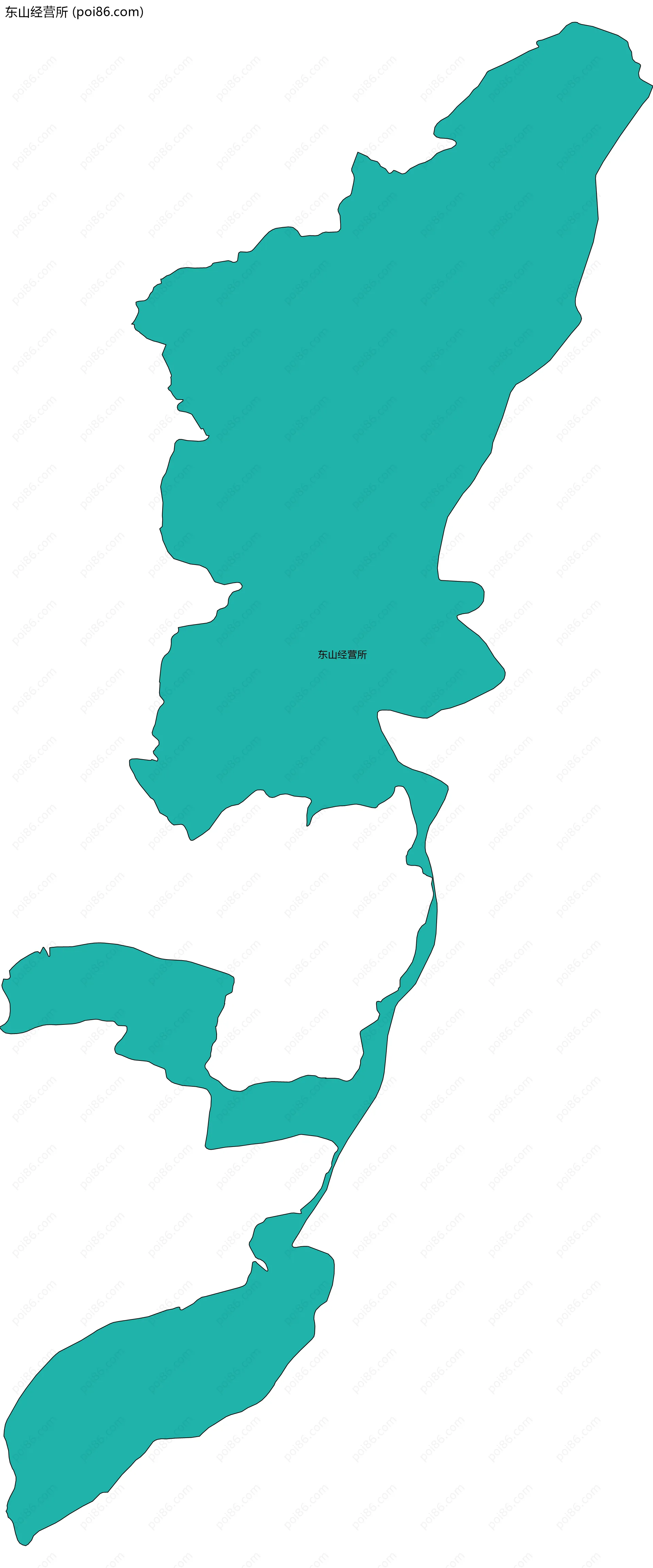 东山经营所边界地图