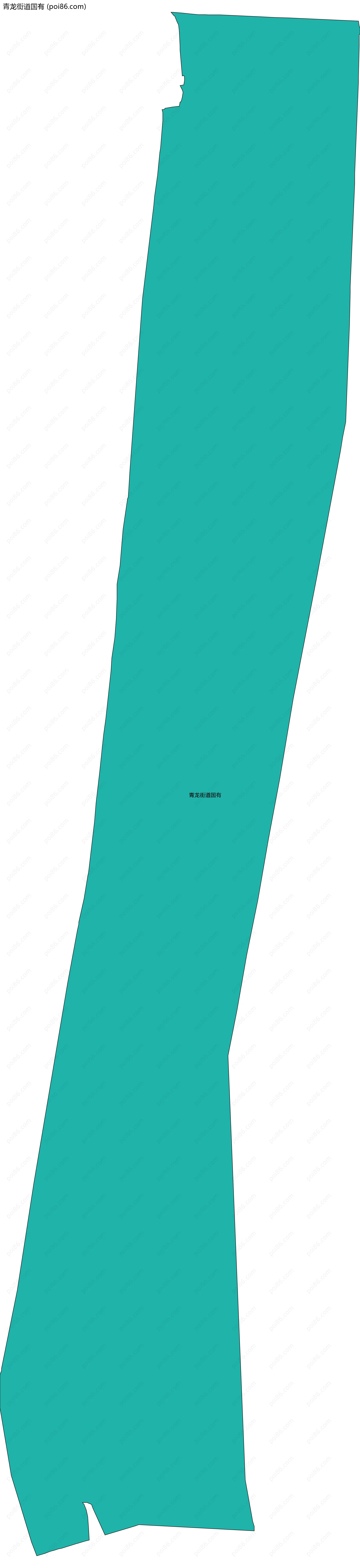 青龙街道国有边界地图