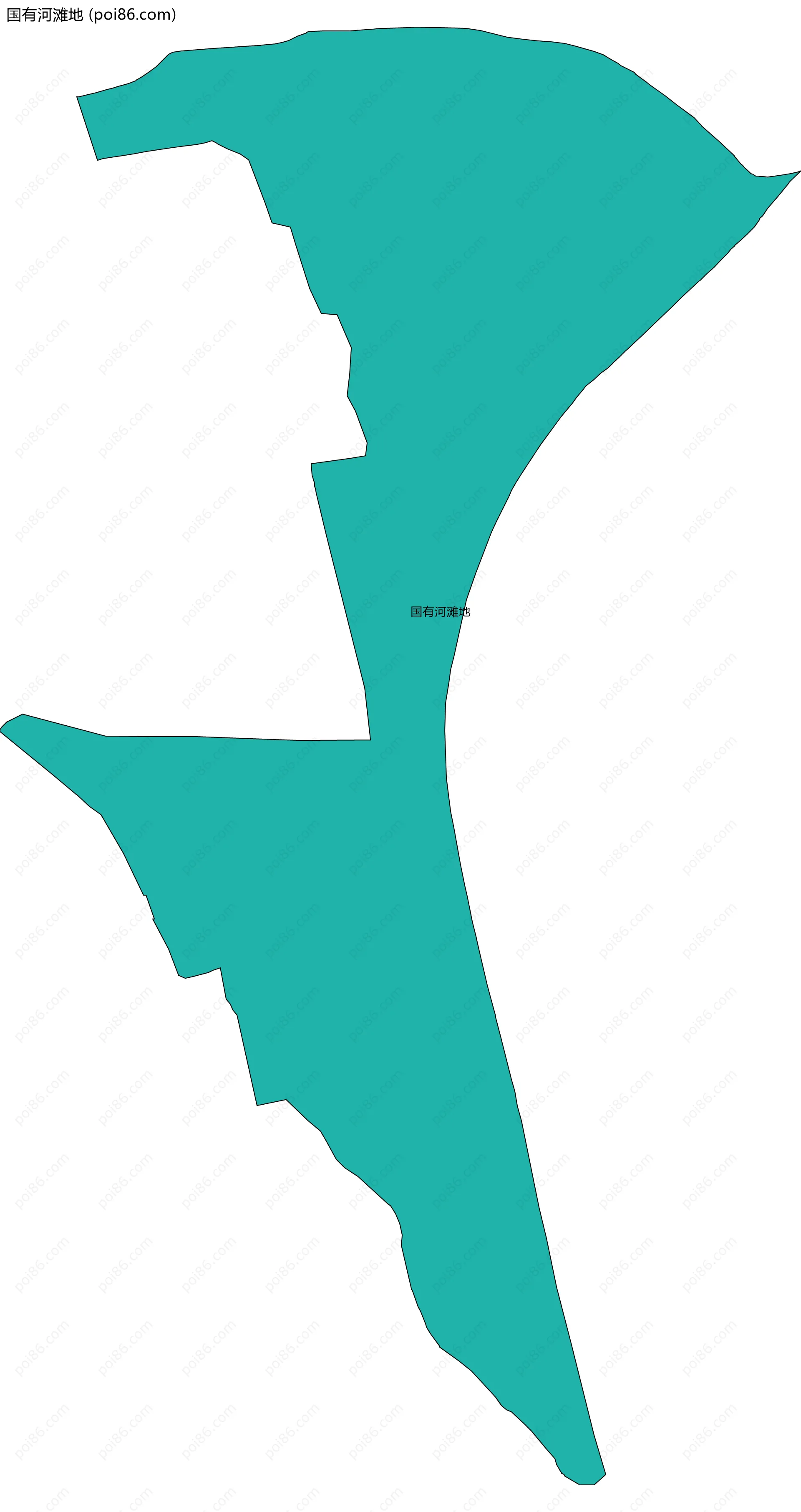 国有河滩地边界地图