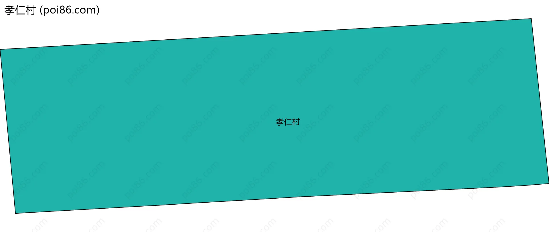 孝仁村边界地图