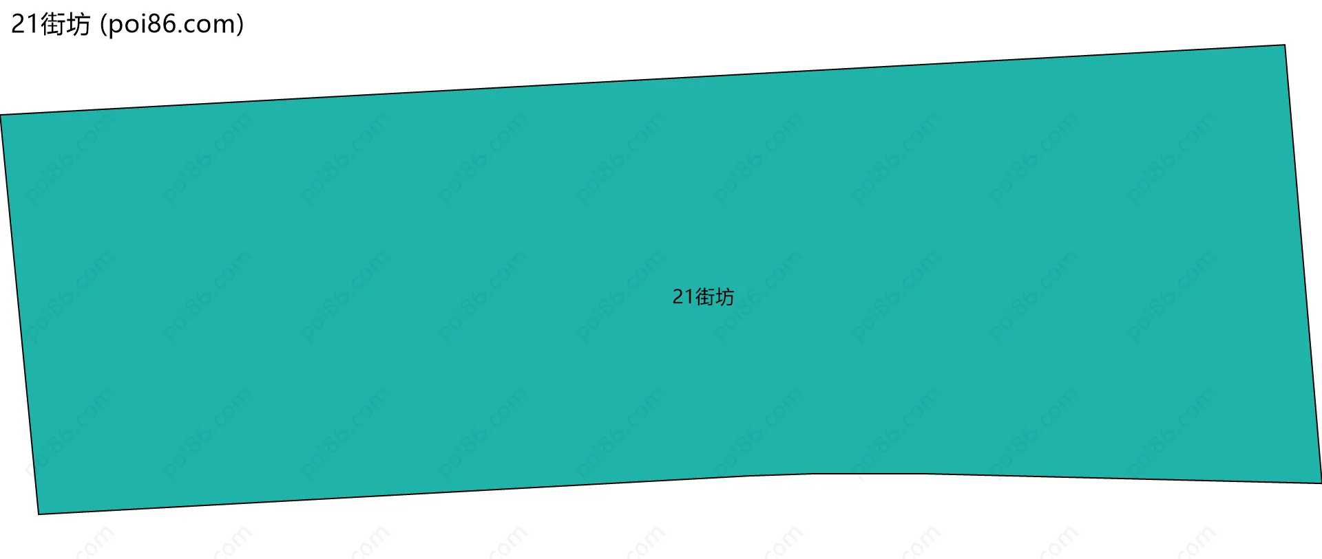 21街坊边界地图