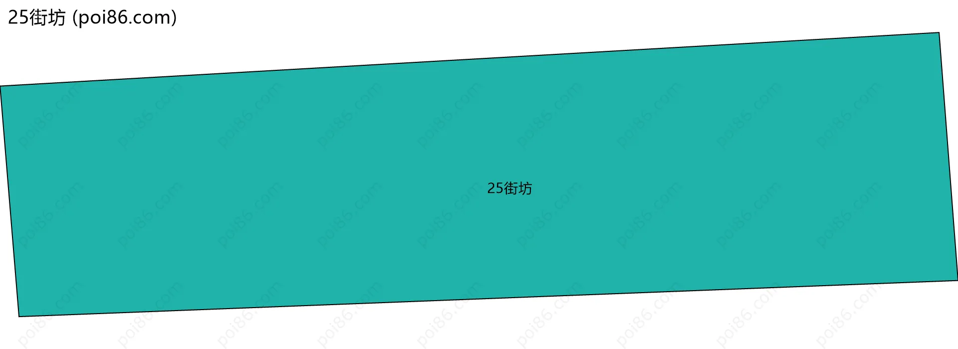 25街坊边界地图