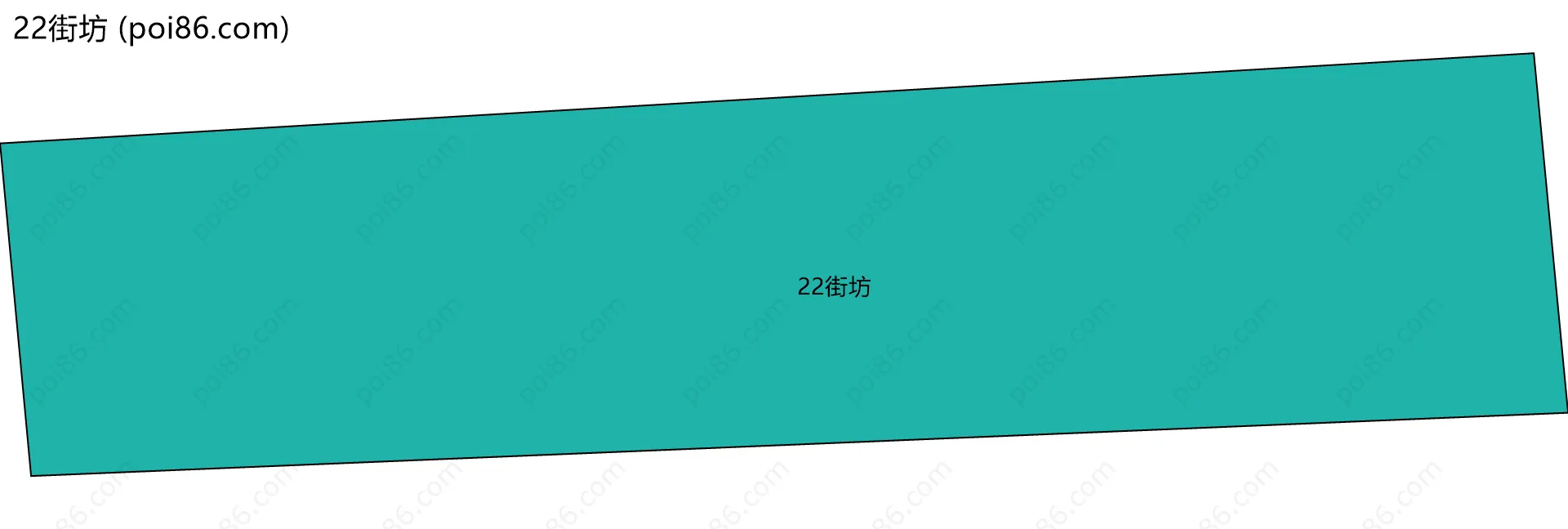 22街坊边界地图