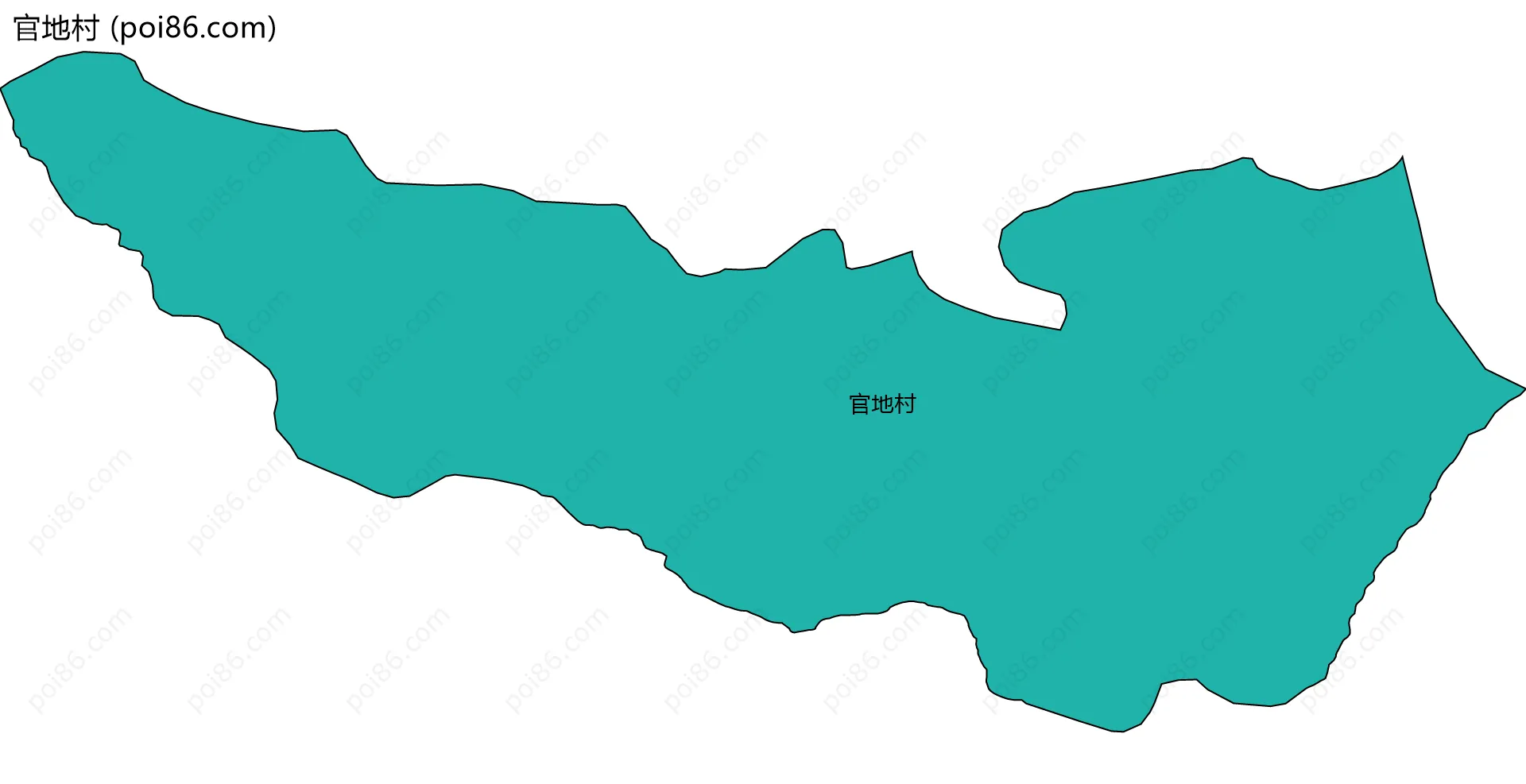 官地村边界地图