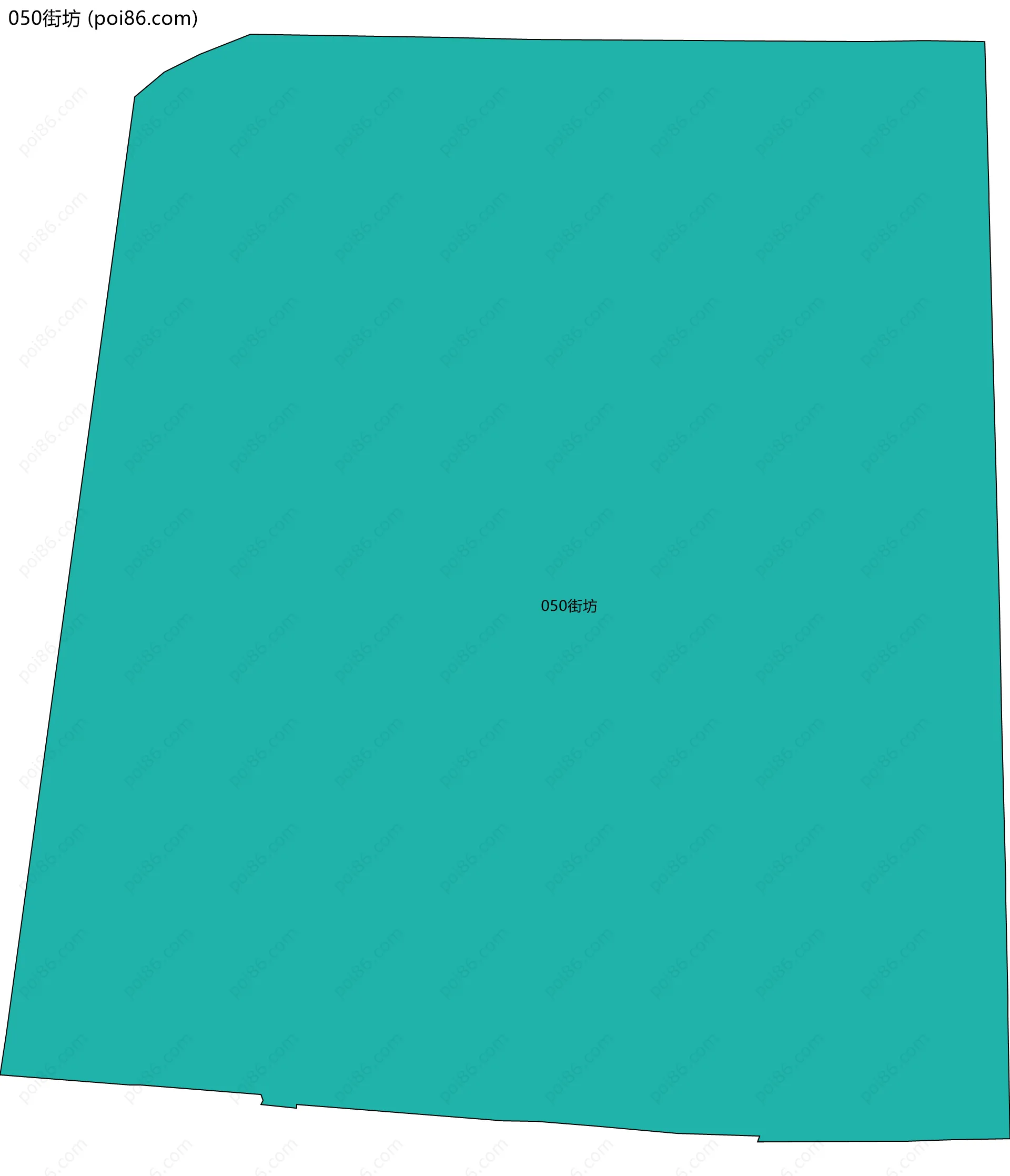 050街坊边界地图